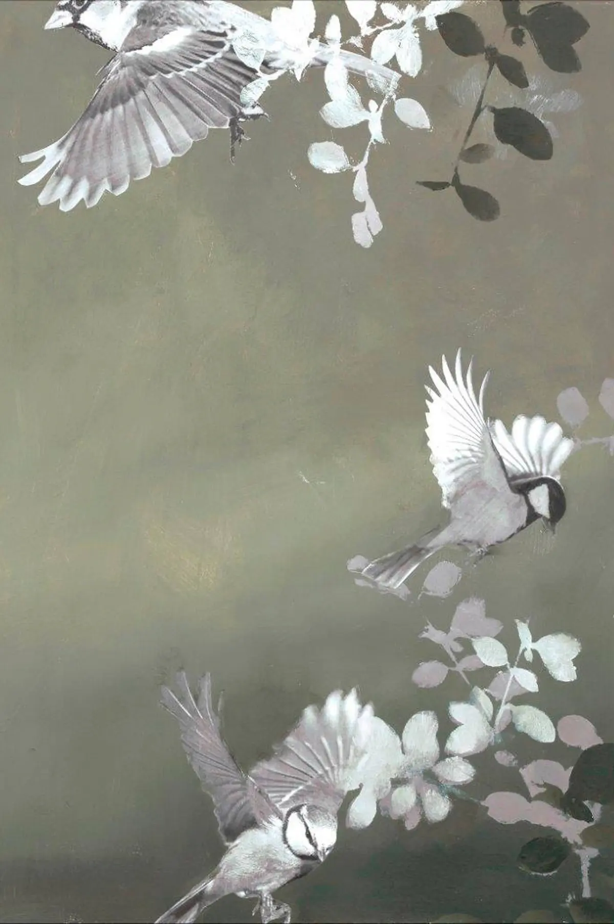 Poster Bird 4 Grønn