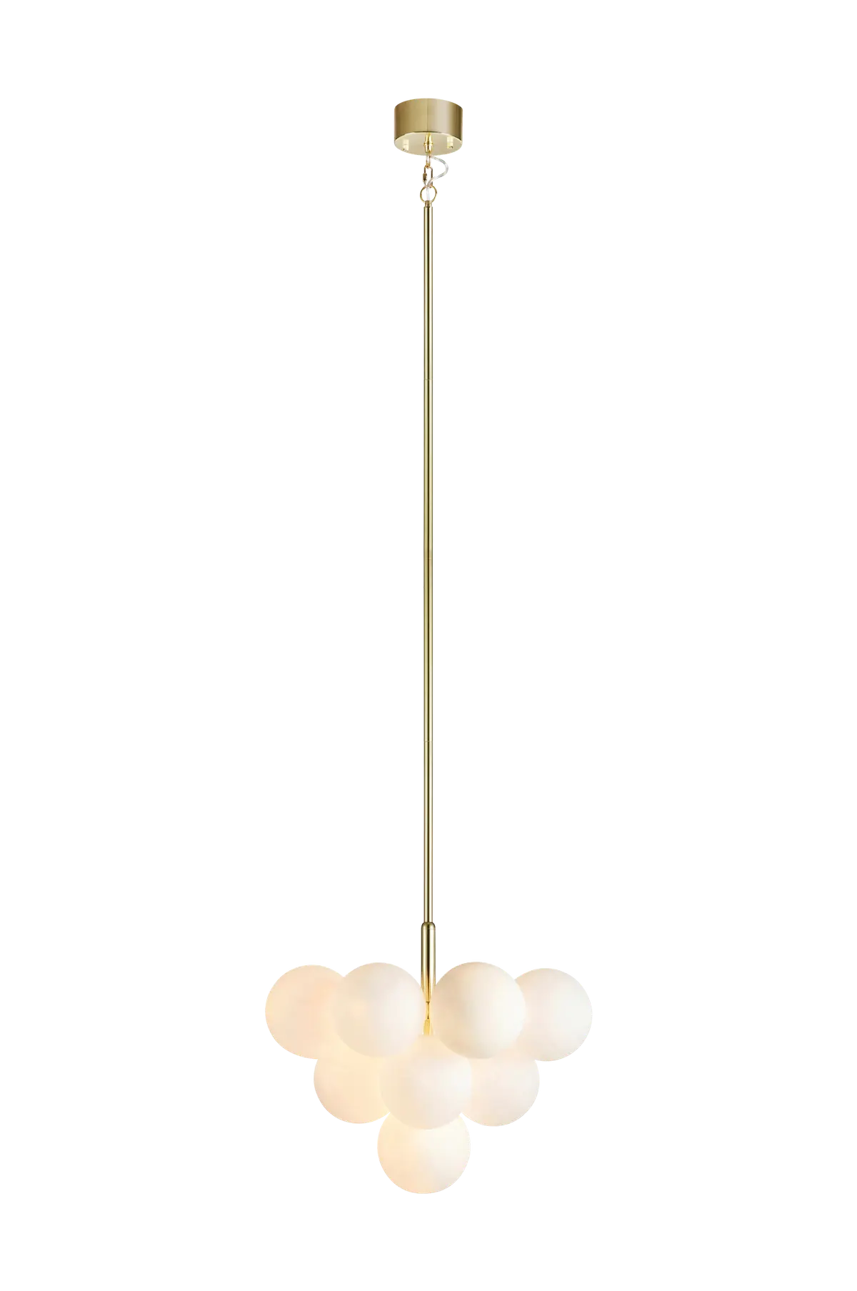 Taklampe MERLOT 13L Messing/hvit