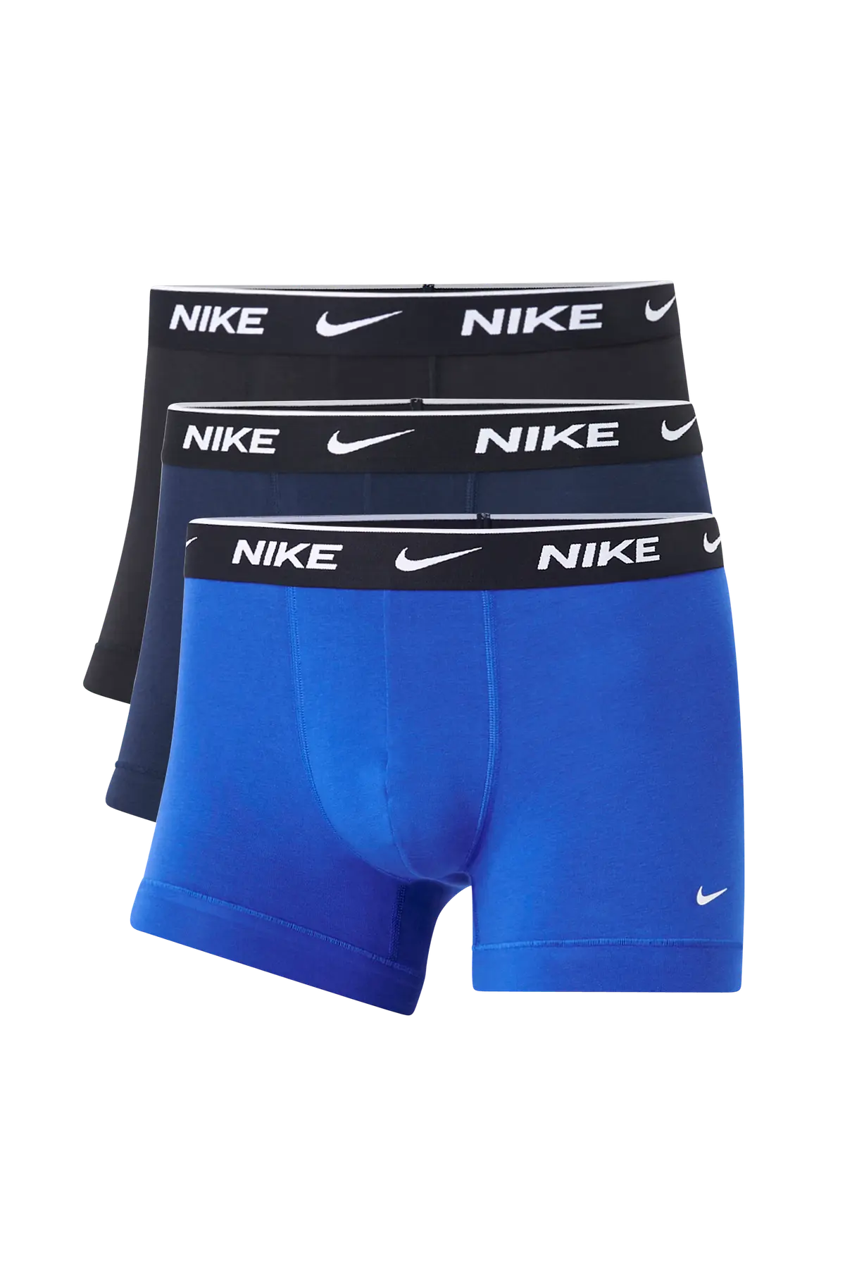 Boxershorts Everyday Cotton Stretch Trunk 3-pk Obsidian/game royal/black