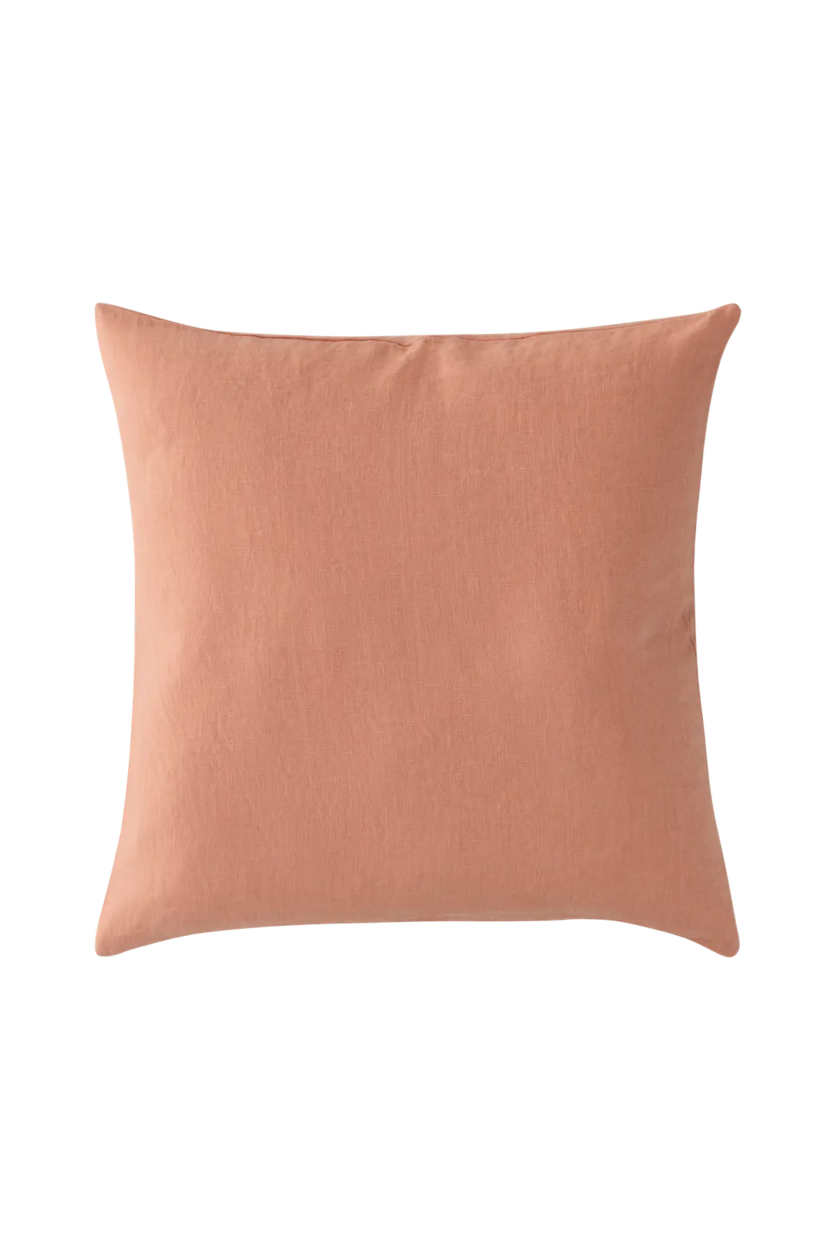 Putetrekk Candice Zip i vasket lin 50x50 cm