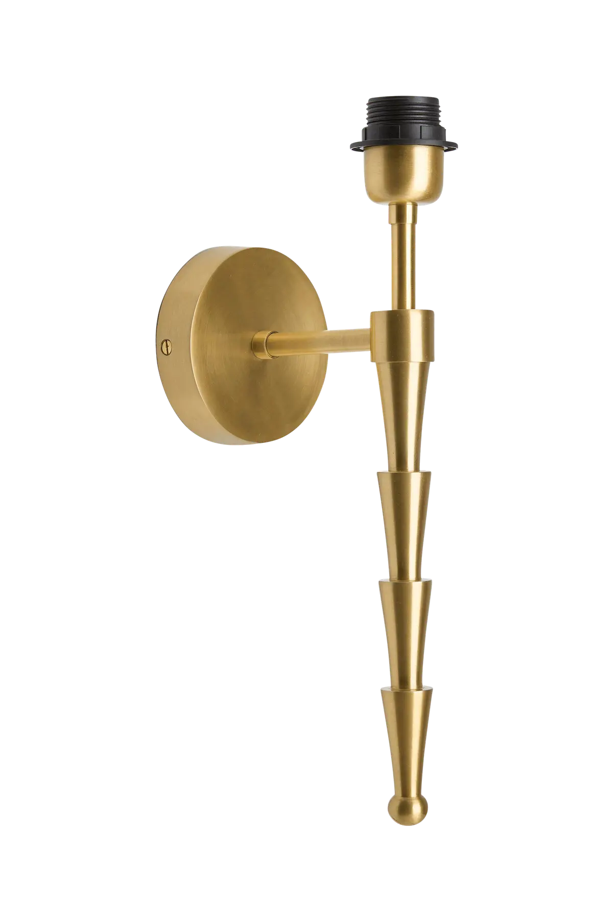 Vegglampe Chloe, 38 cm Gull