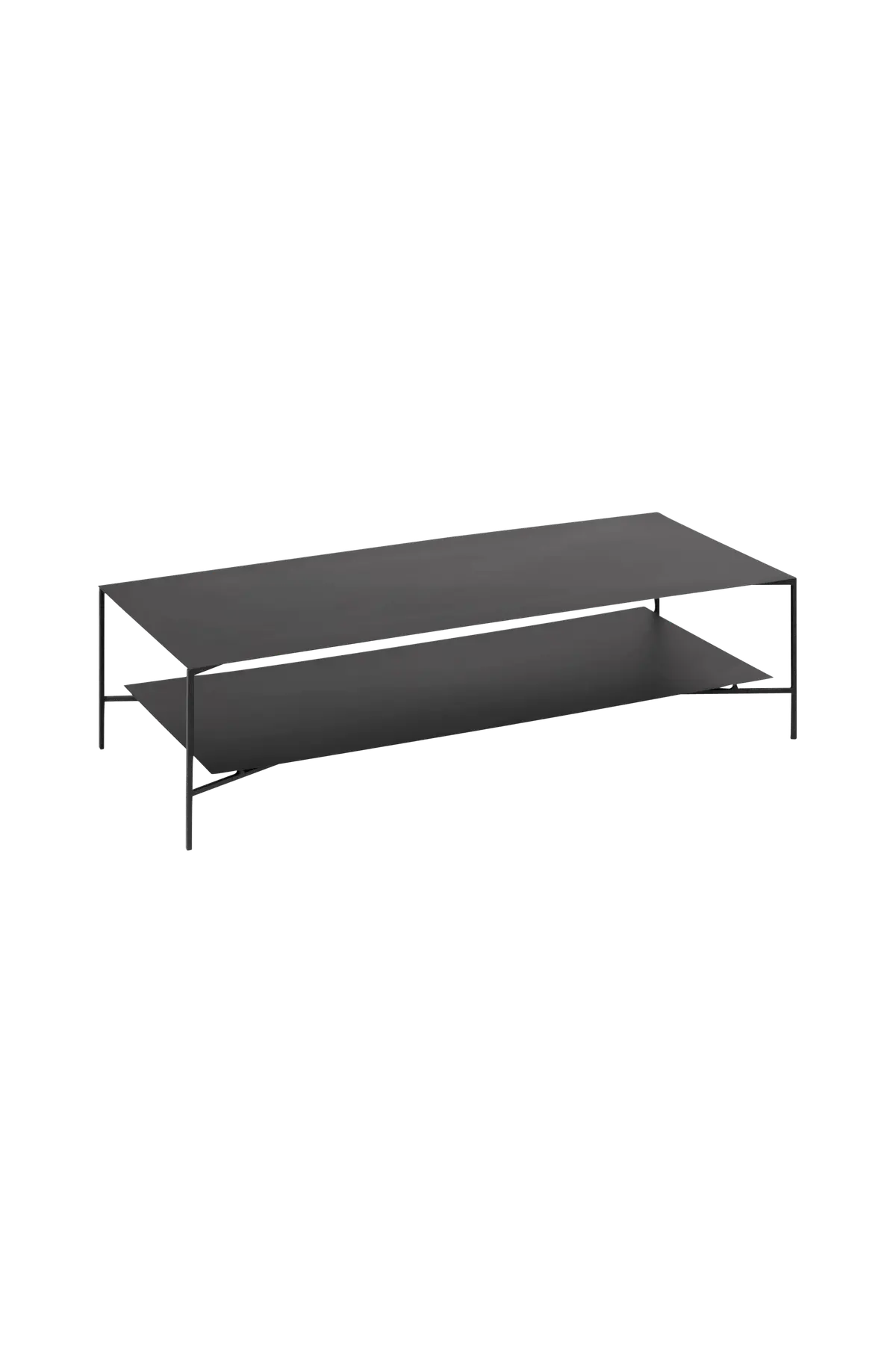 Sofabord Azisi, 60 x 140 cm Svart