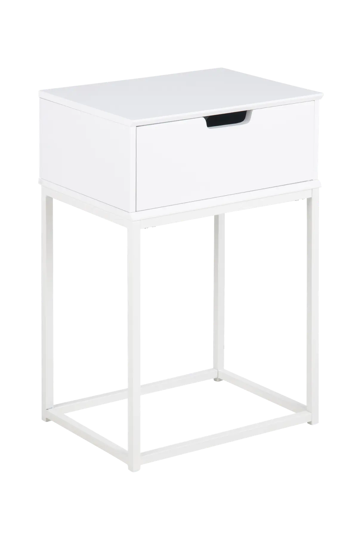 Nattbord Meja White mdf / metall