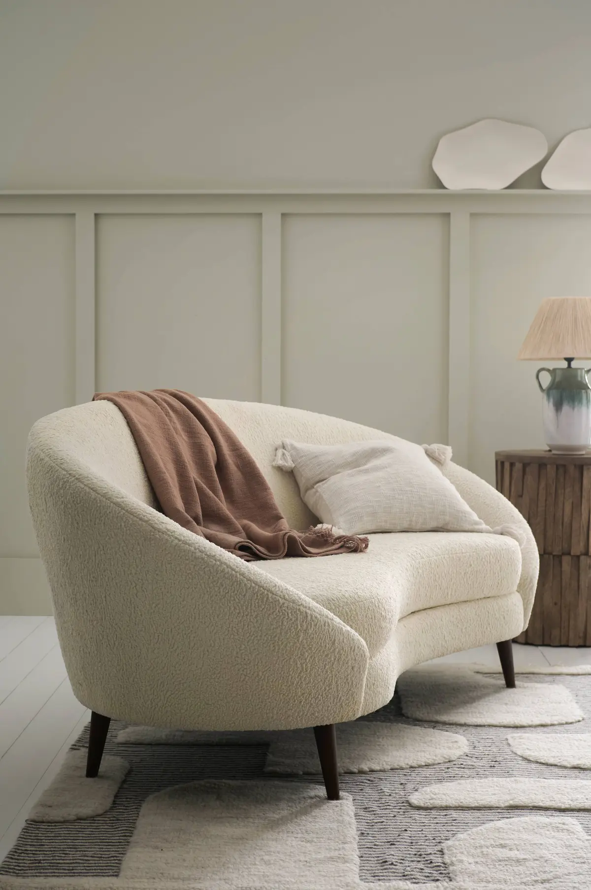 Sofa Tissla 3-seter Kremhvit