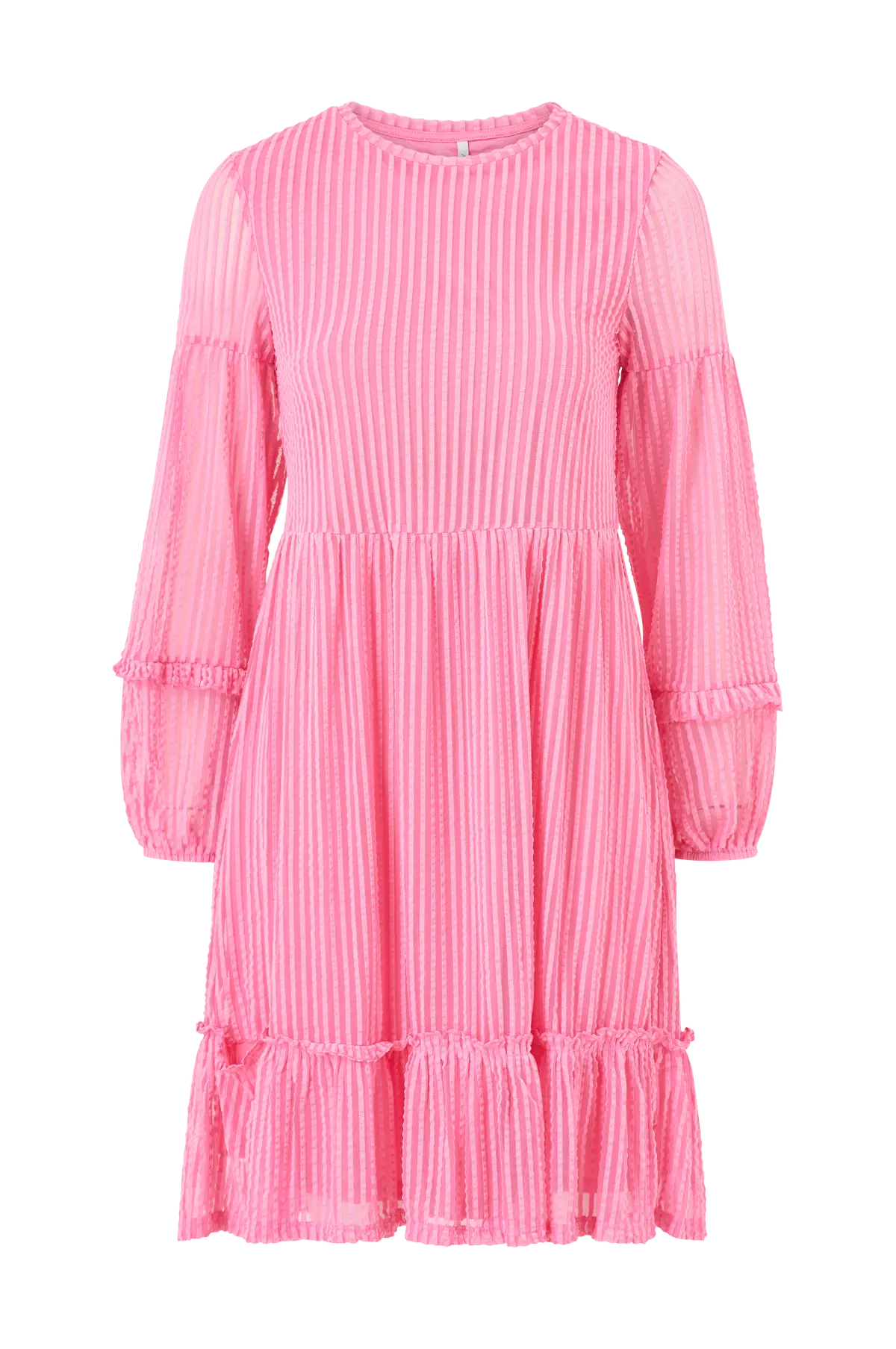 Kjole onlNaja L/S Baloon Dress Sachet pink