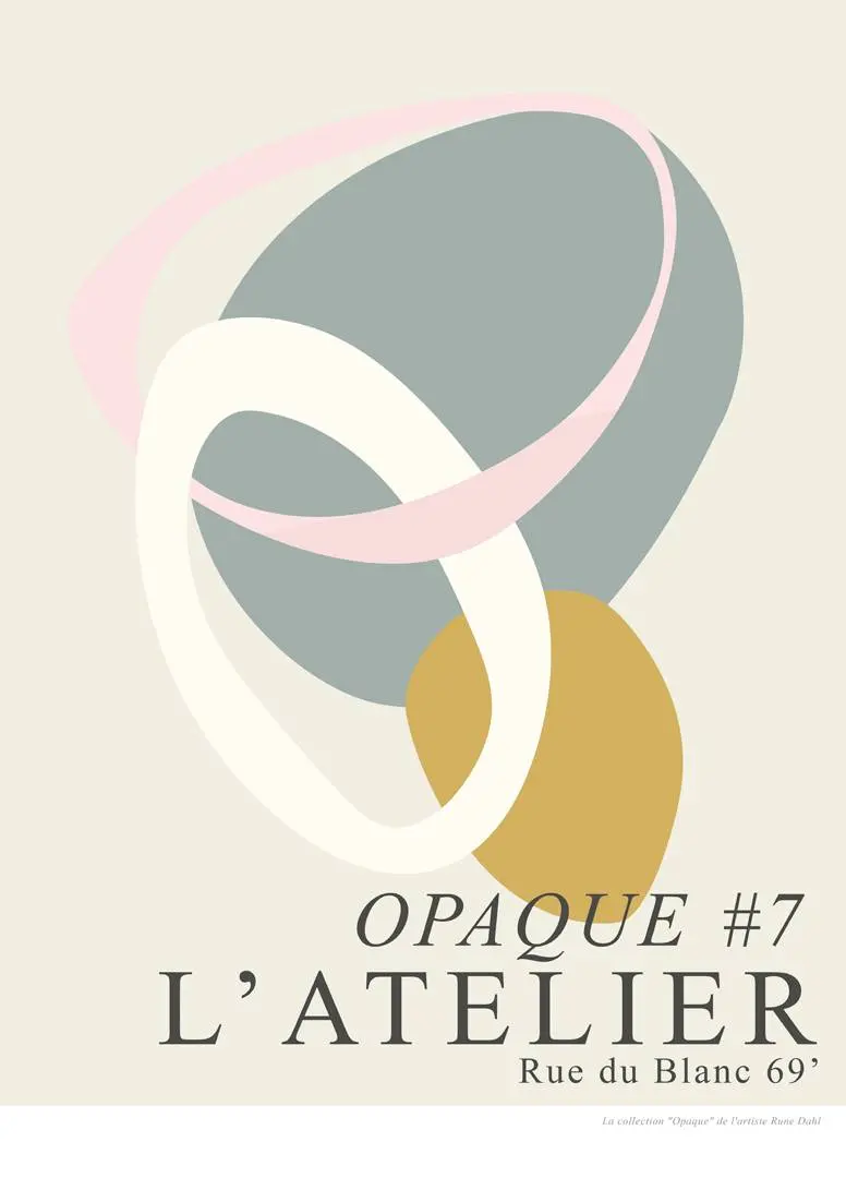 Poster Opaque #7 Beige