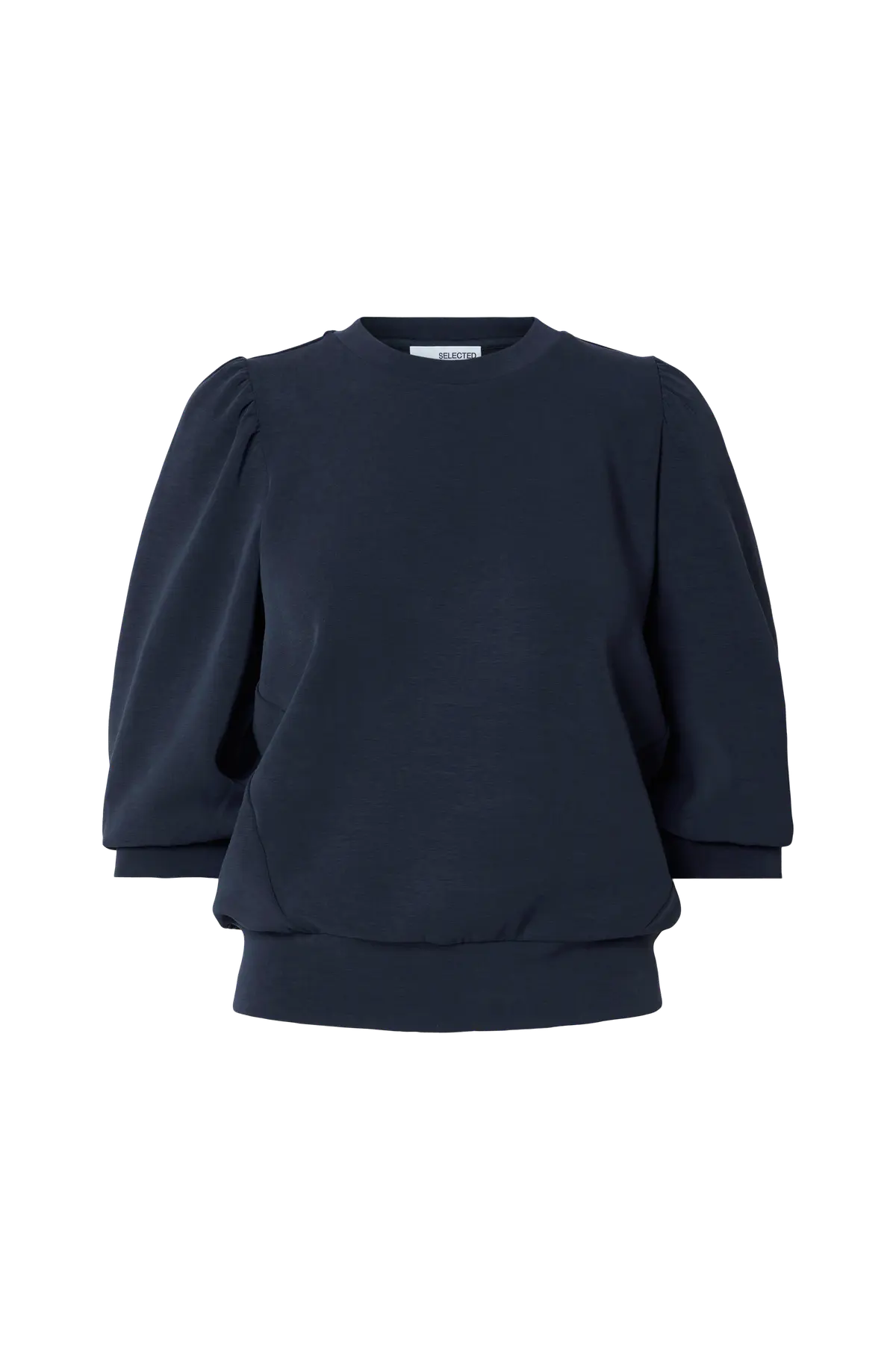 Collegegenser slfTenny 3/4 Sweat Top Dark sapphire
