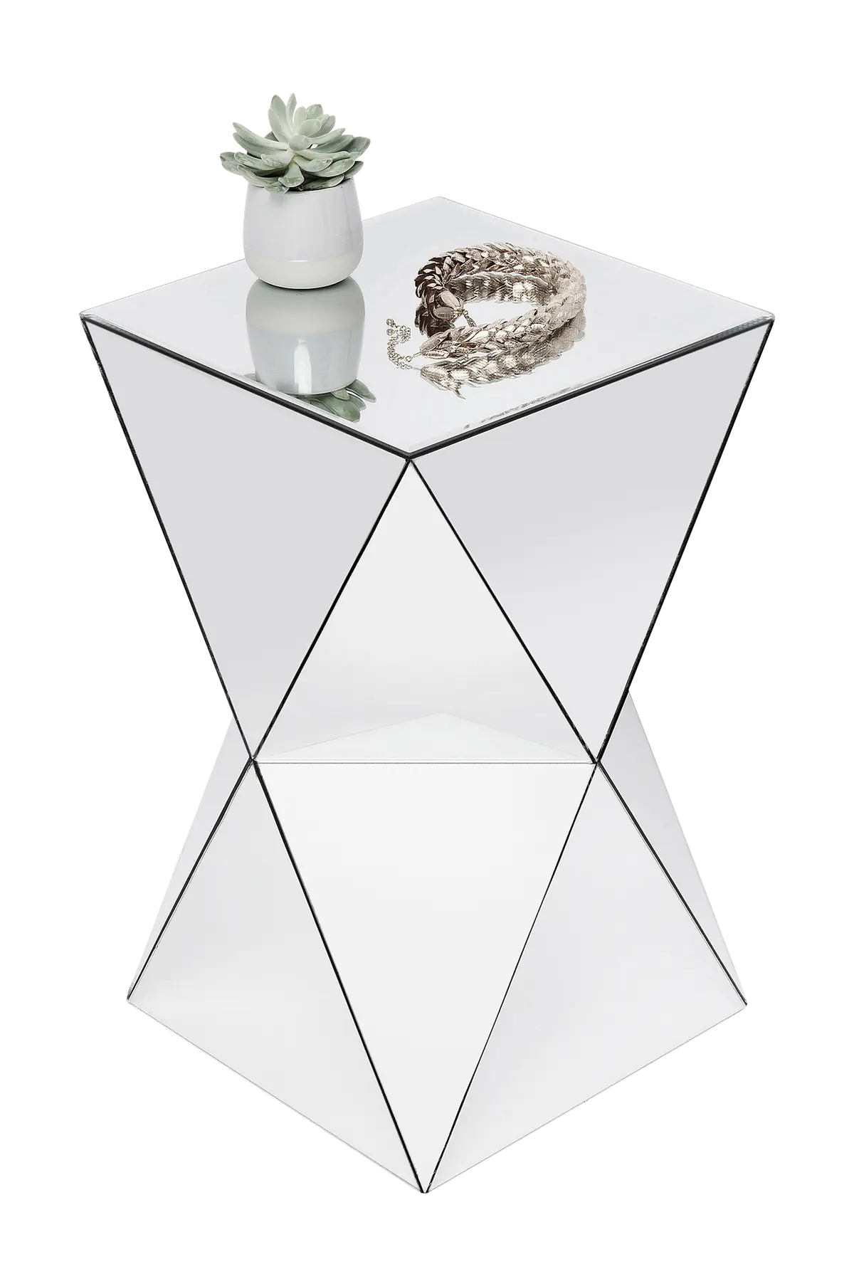 Sidebord Lyx Triangel Glass