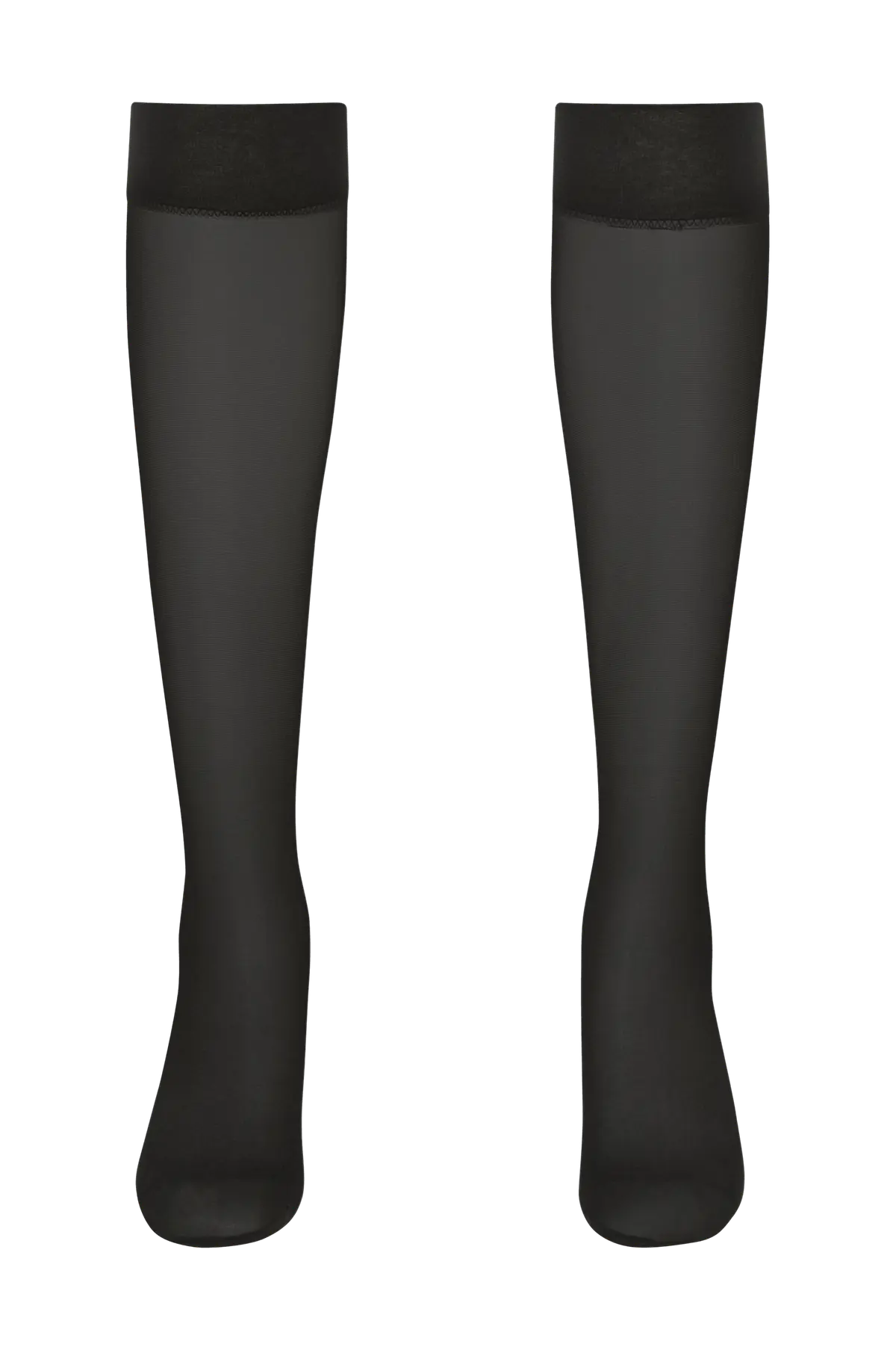 Knestrømper Satin Touch Knee-highs 20 den Black