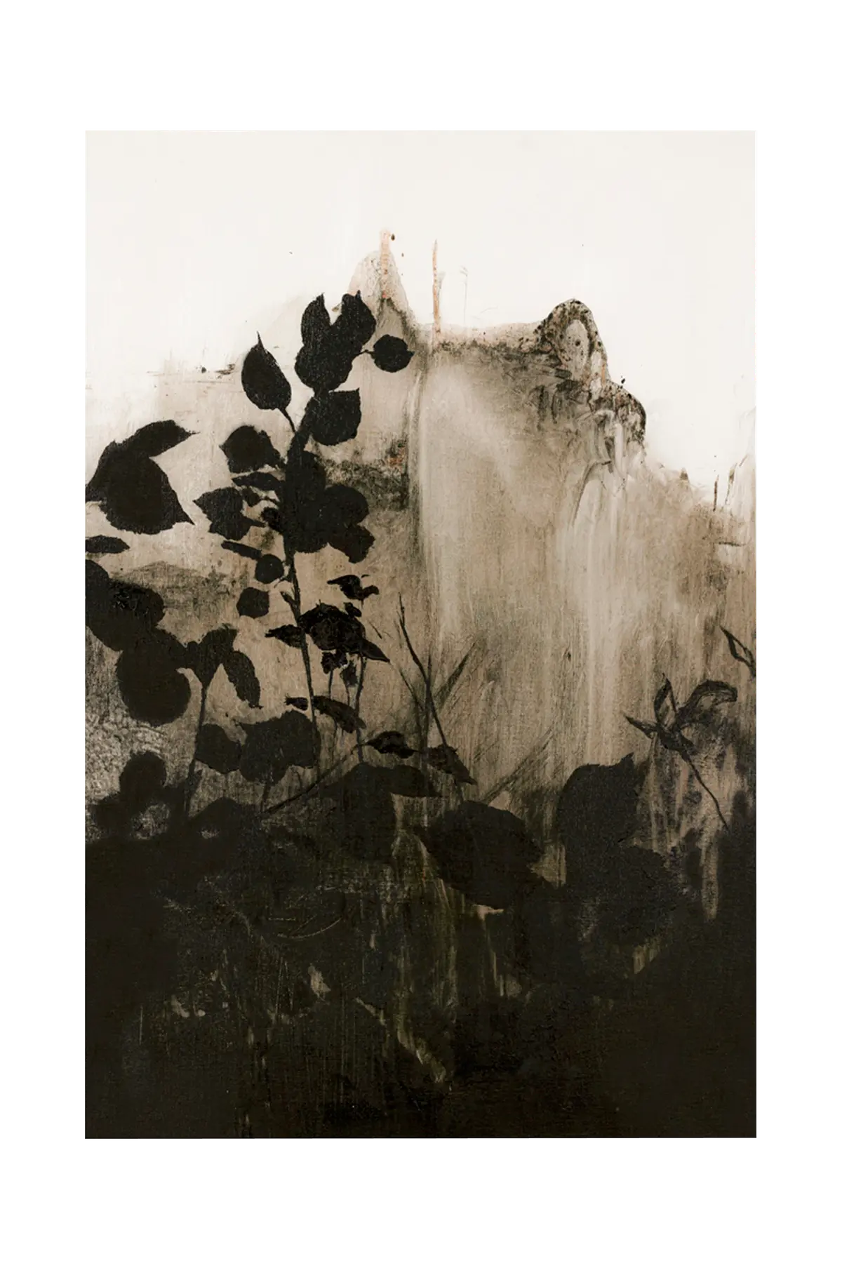 Poster Silhouet Leaves 2