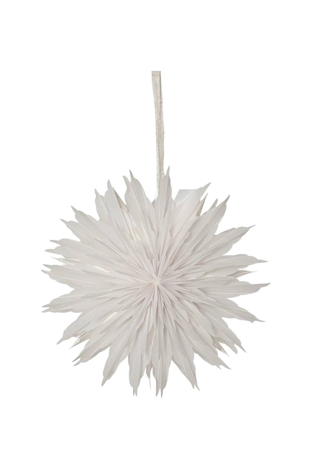 Papirstjerne Dis 40 cm Hvid