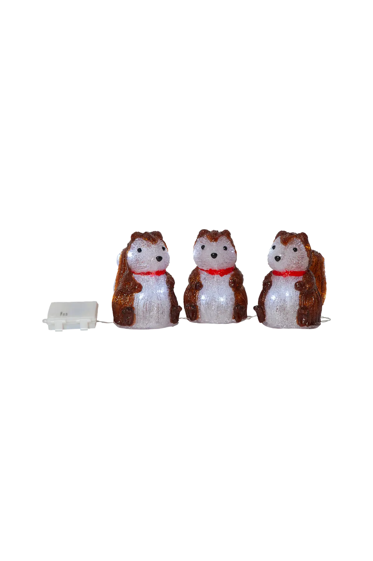 CRYSTALO SQUIRREL julelys utendørs
