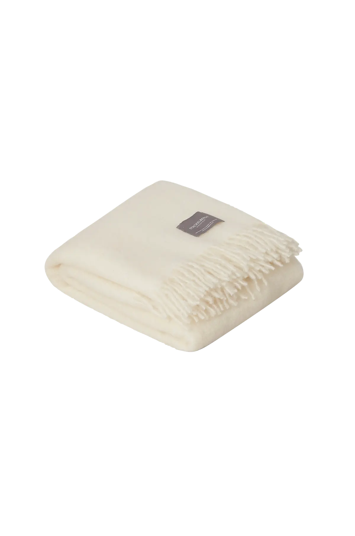 Pledd Mohair Blanket Bright white