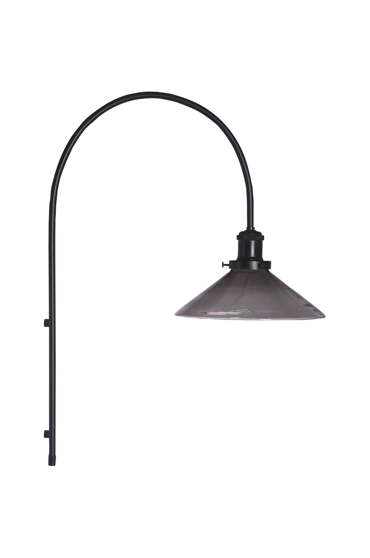 Vegglampe August 25 cm Svart