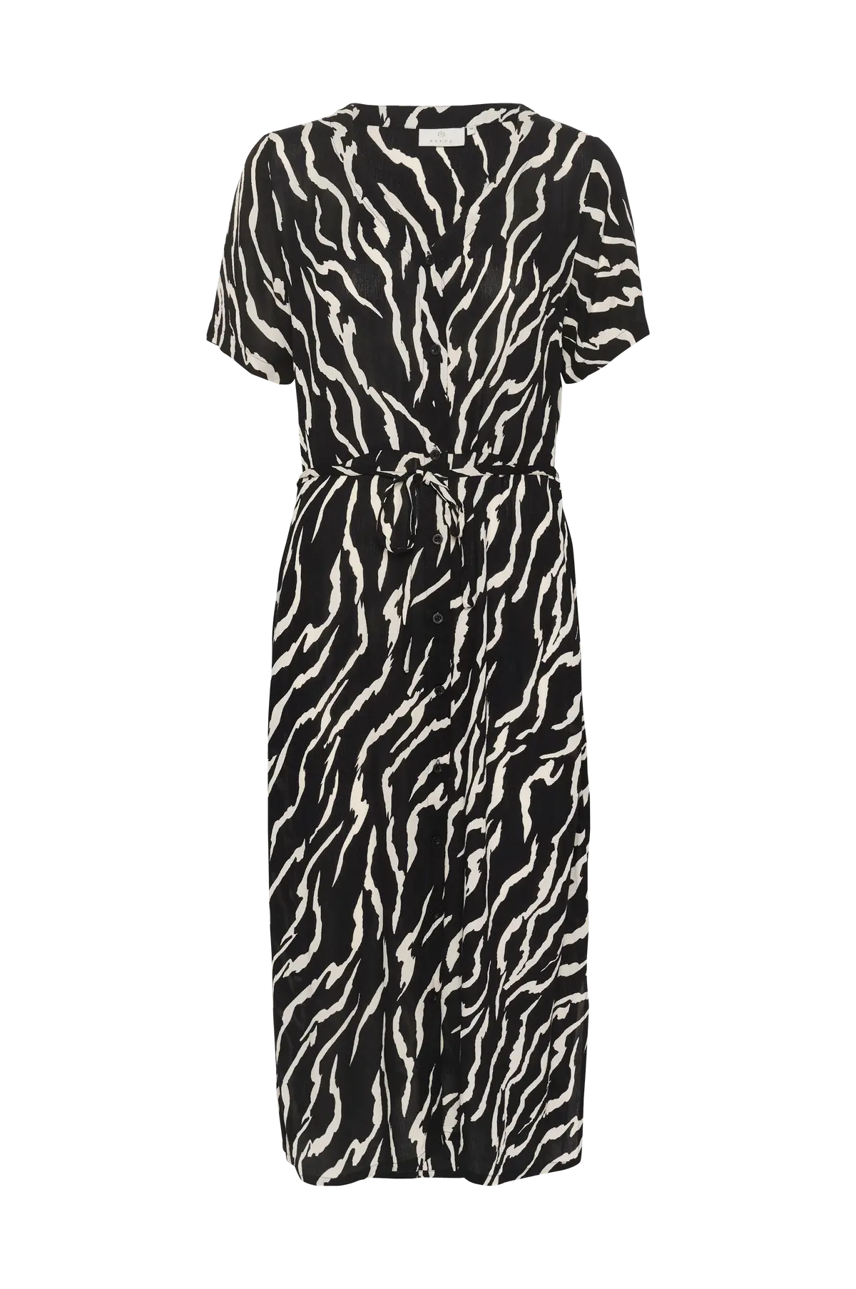 Kjole kaTara Amber Dress Black / antique zebra print