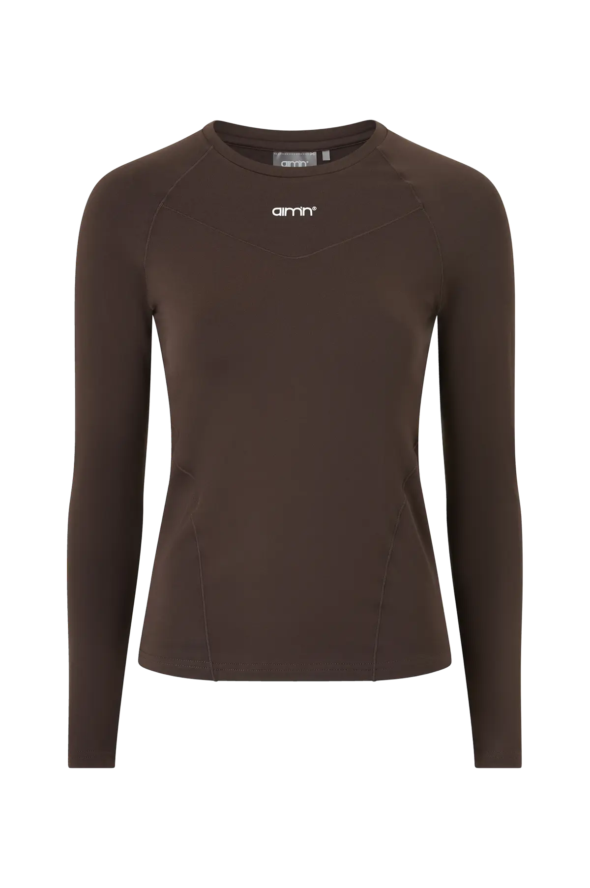 Topp Espresso Soft Basic Long Sleeve Chocolate