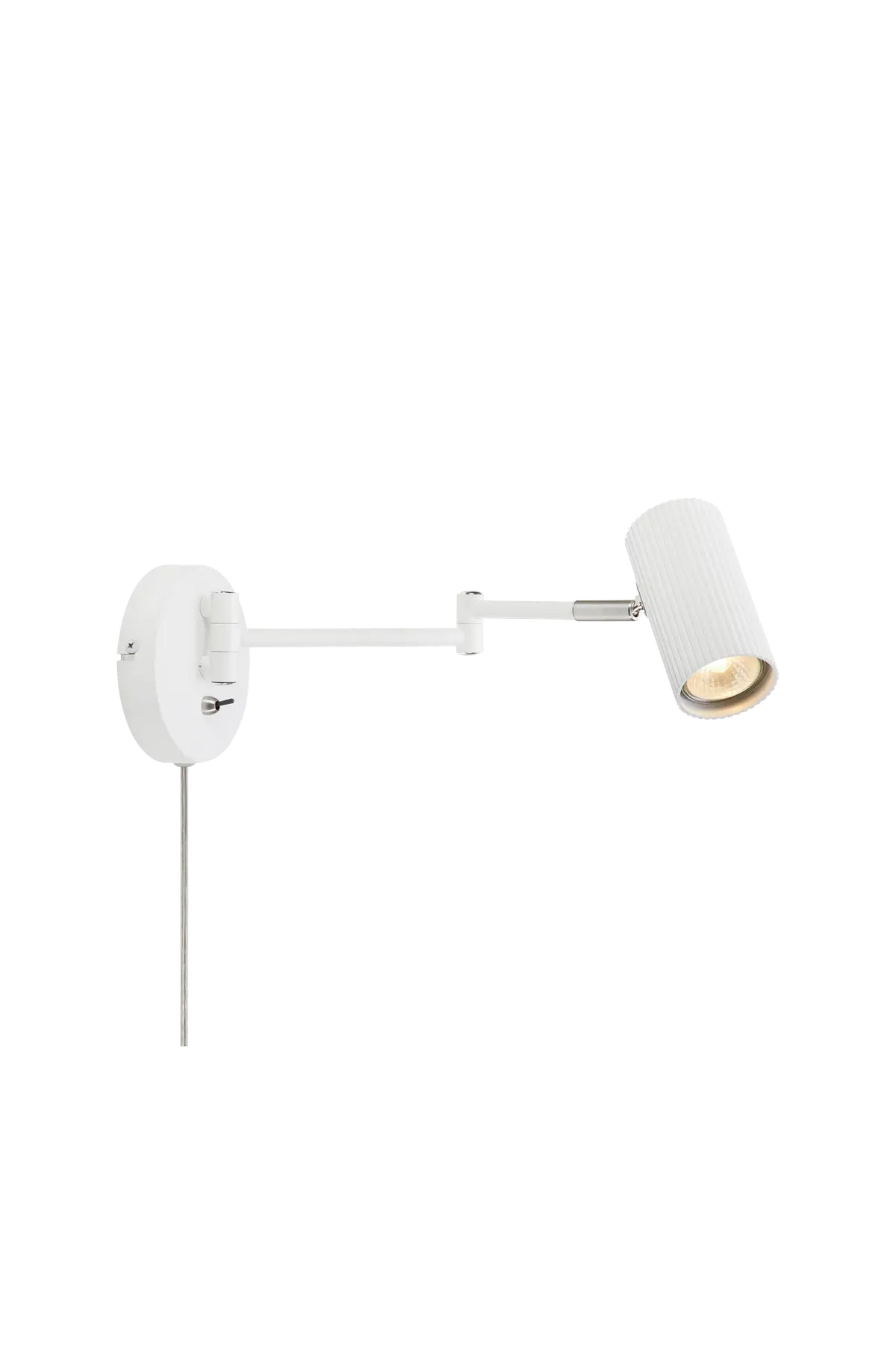 Vegglampe COSTILLA Flex Arm 1L Hvit/sateng nikkel