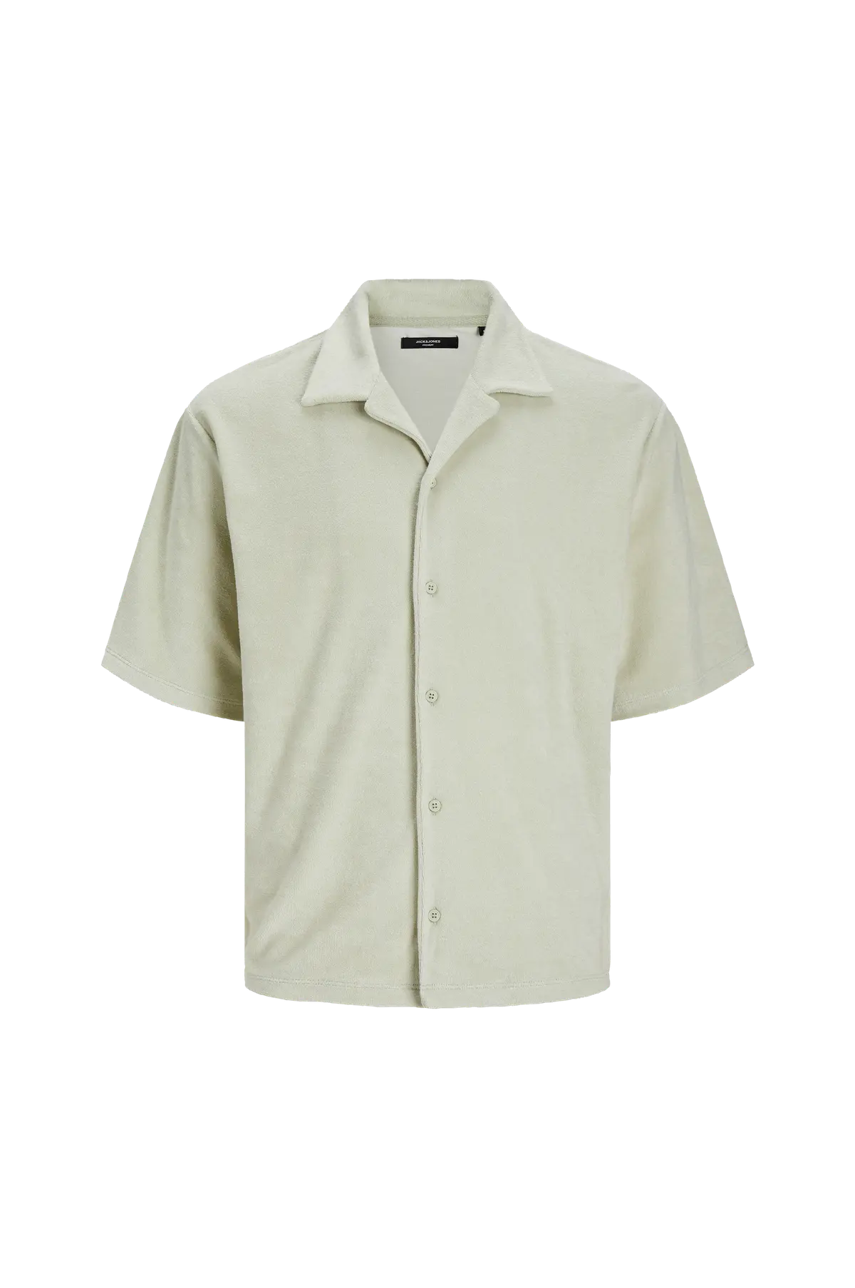 T-skjorte jprBla Terry SS Resort Shirt Green Tint