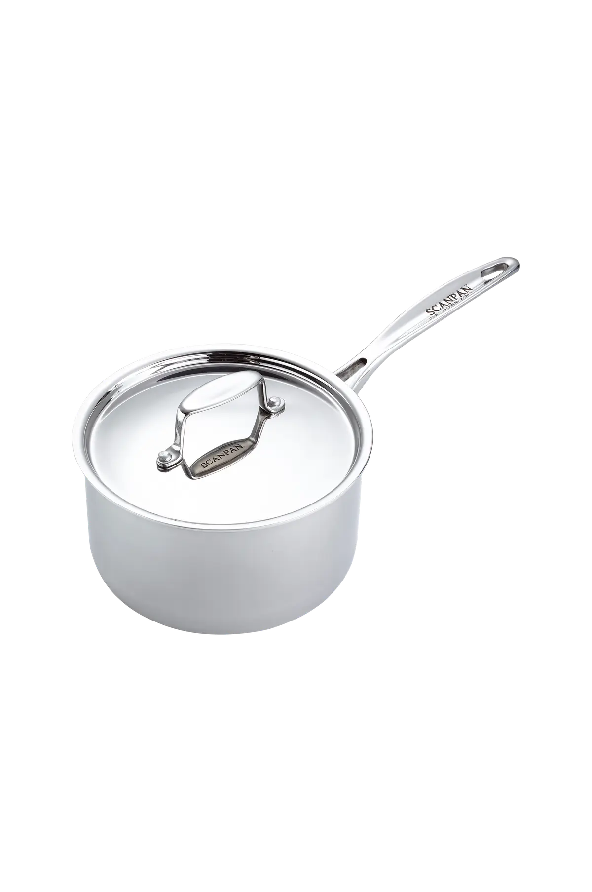 Kasserolle Fusion 5 med lokk 2,7 l Stainless steel