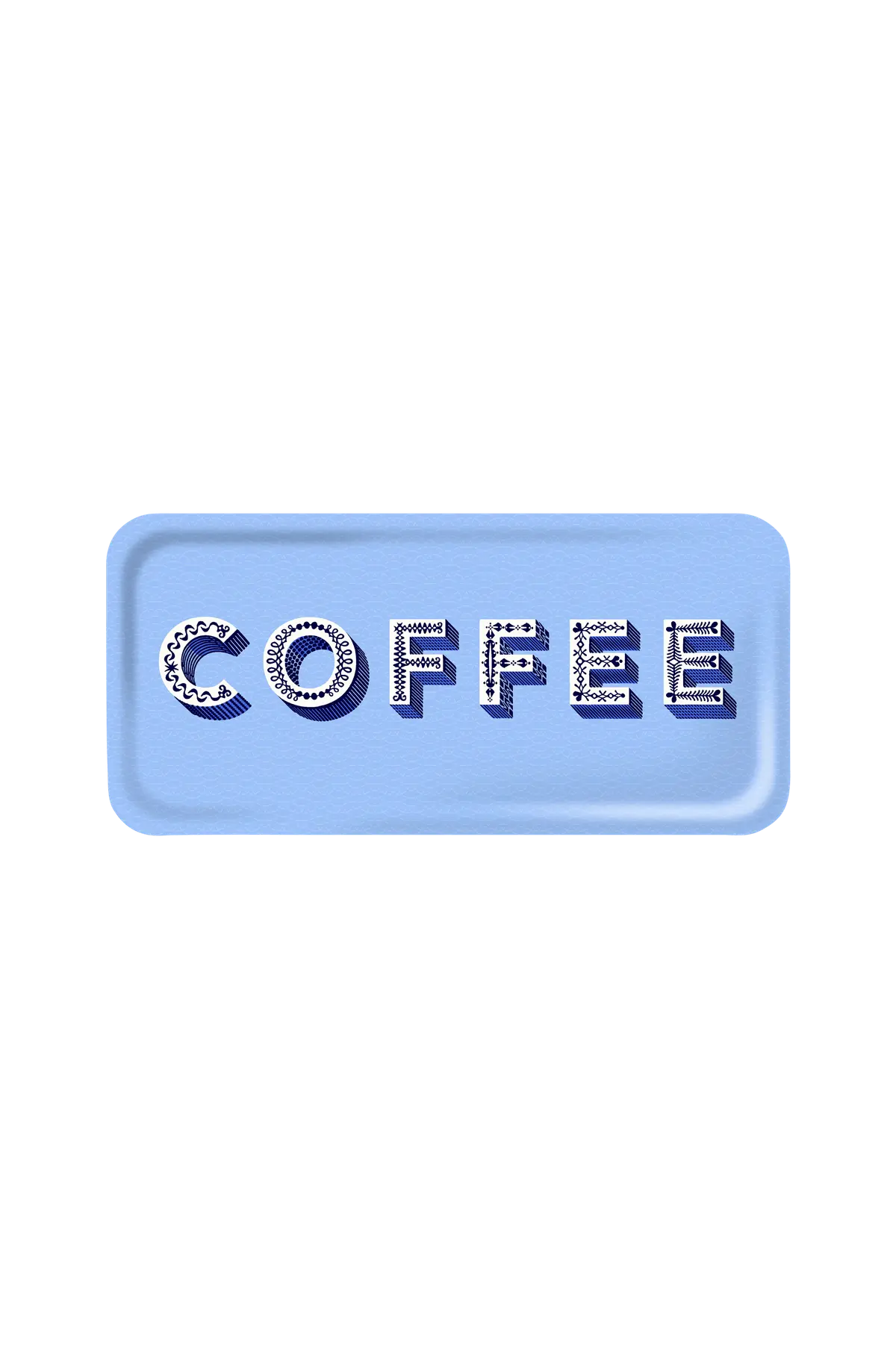 Brett 32x15 cm Coffee / blue