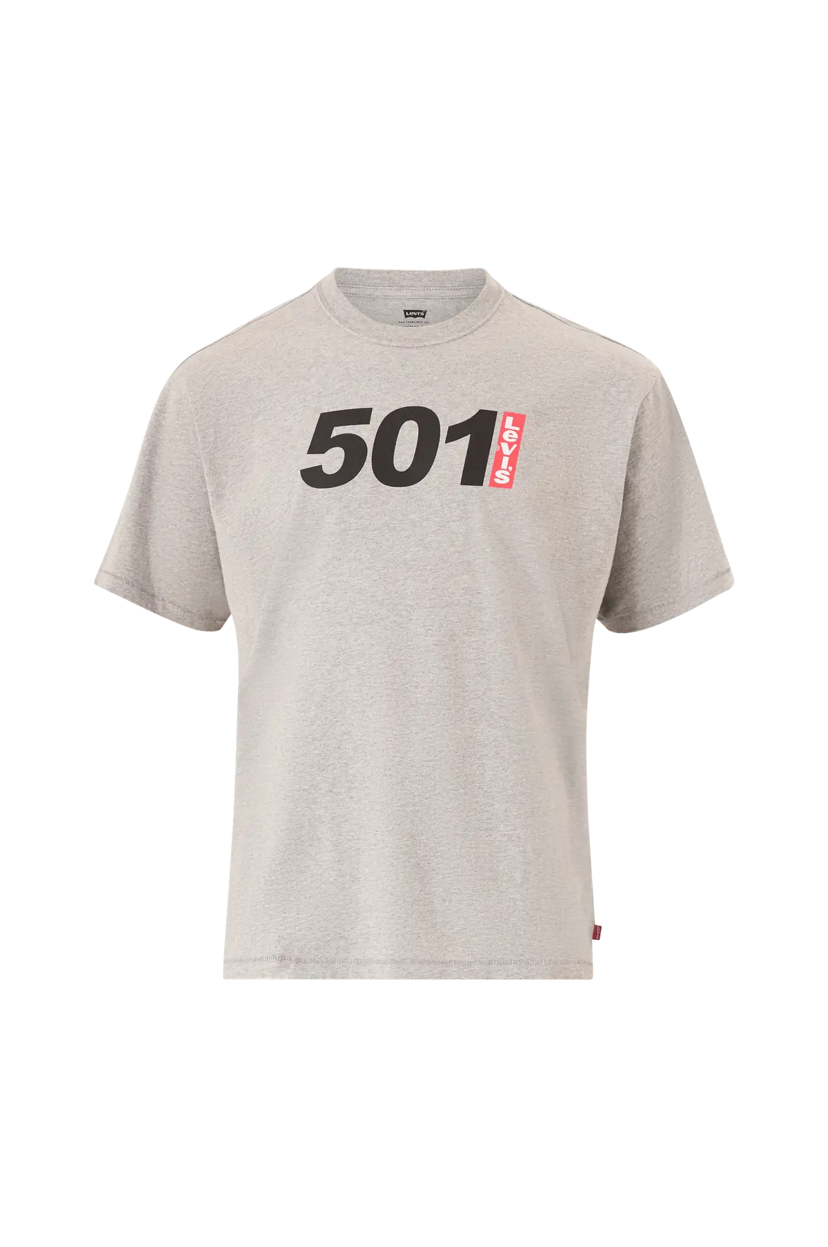 T-skjorte Vintage Fit Graphic Tee 501 LO 501 LOGO MIDTONE HEATHER GREY VW