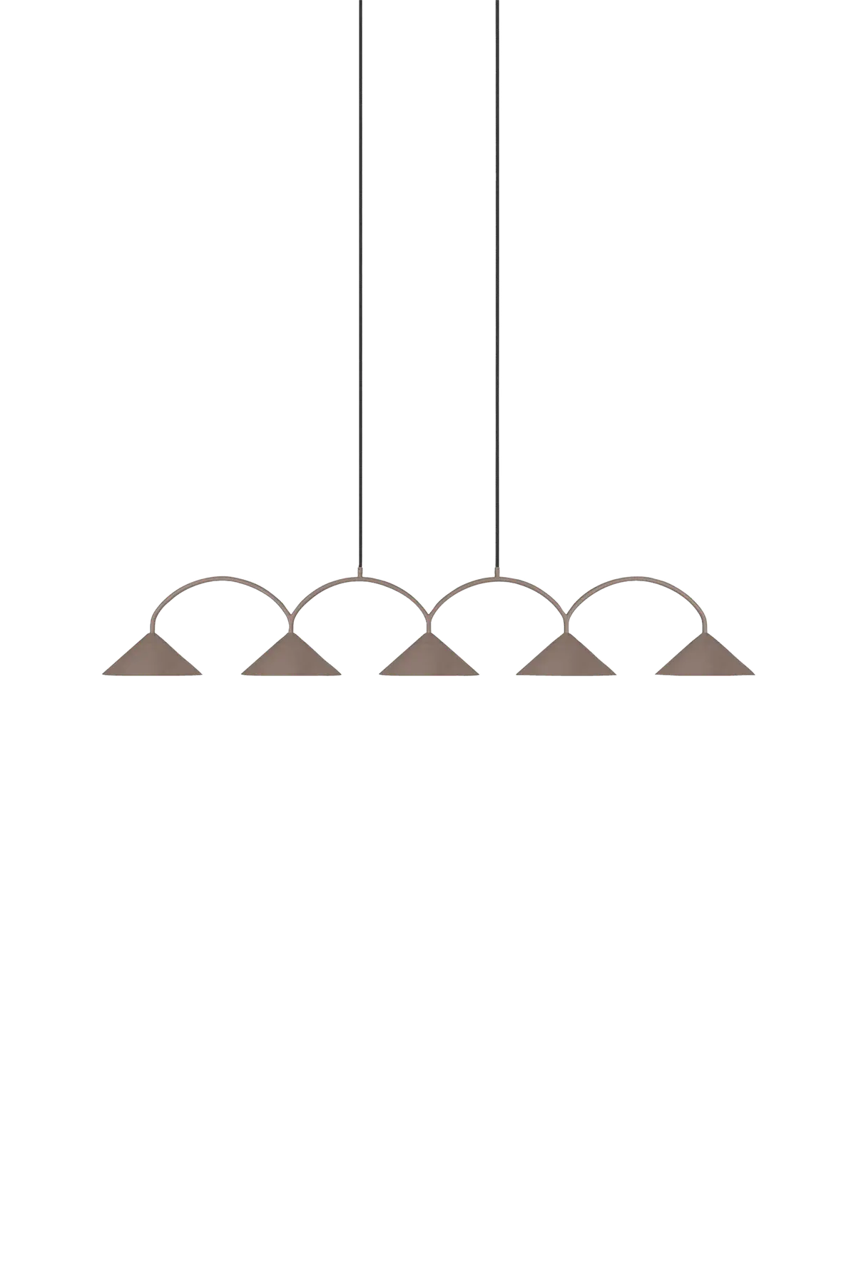Pendellampe Curve 5 Mocha