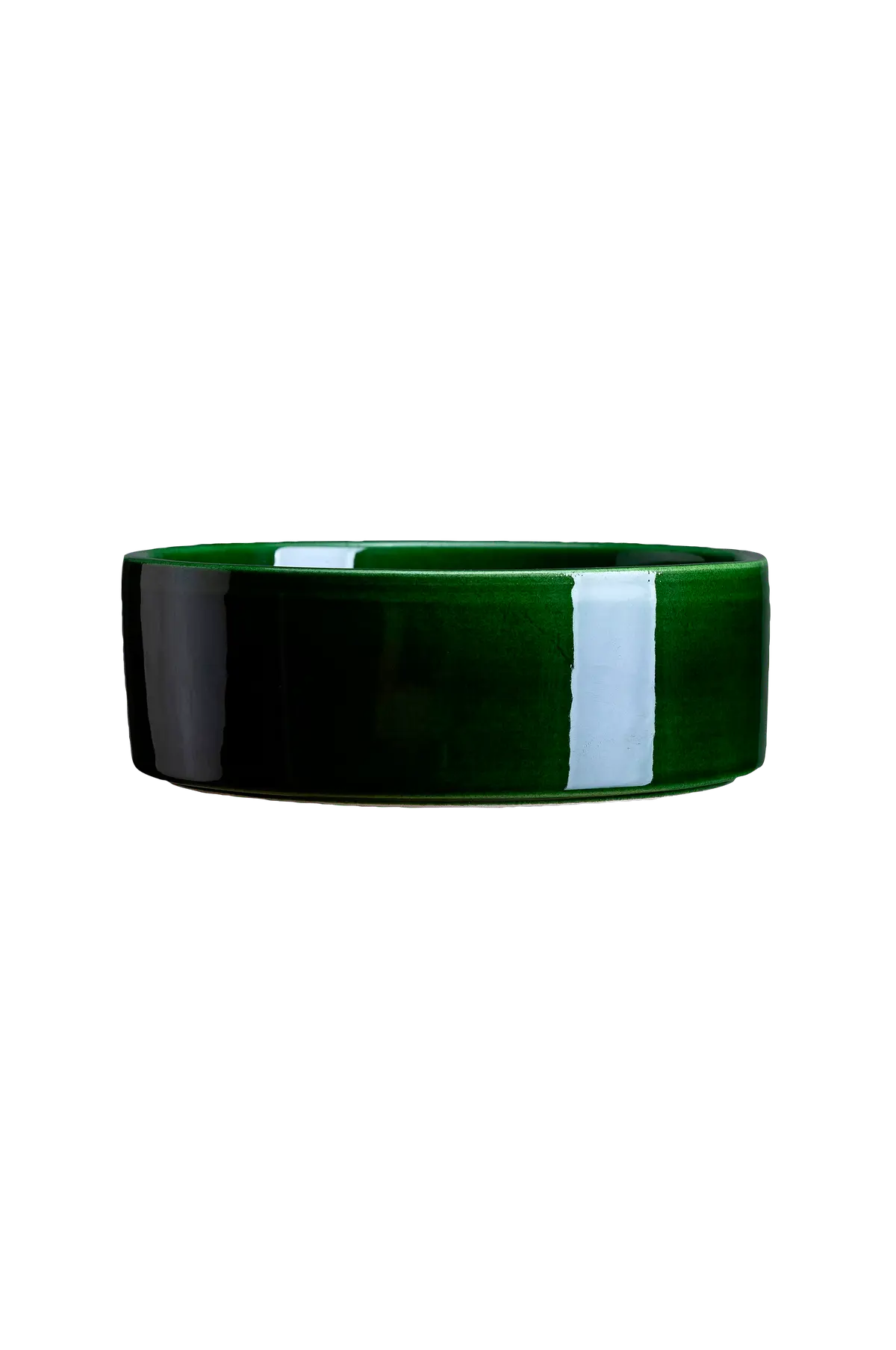 Fat Hoff GLAZED, diameter 14 cm Smaragdgrønn