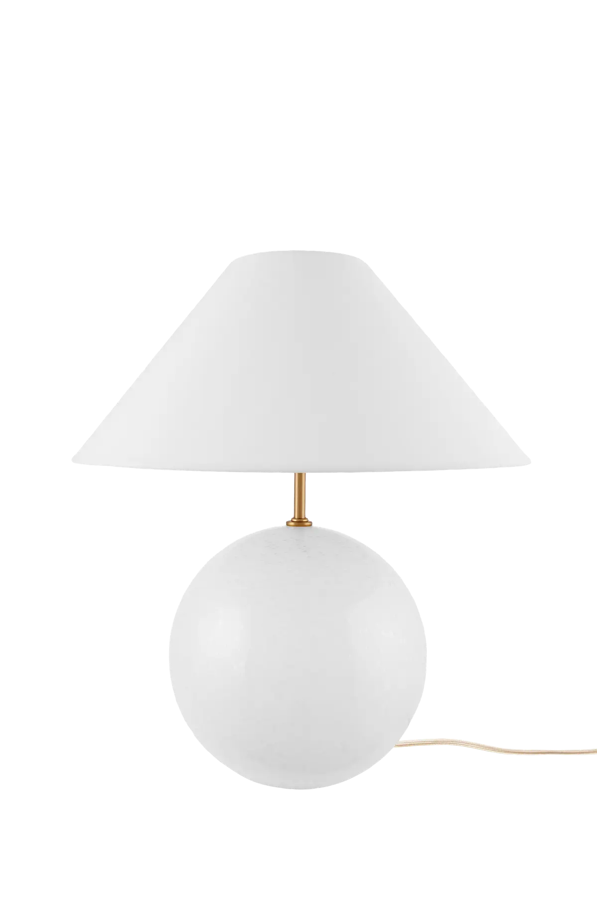 Bordlampe Iris 35 Hvit