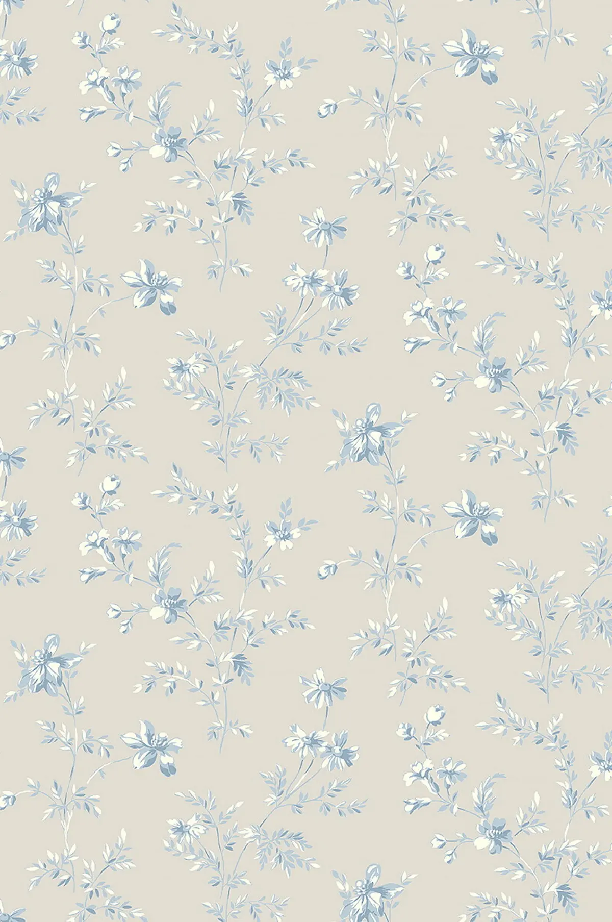 Tapet Ängsblomma Beige 3273