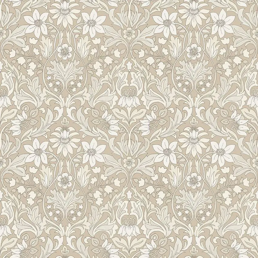 Tapet Blomsterfröjd Beige 3293