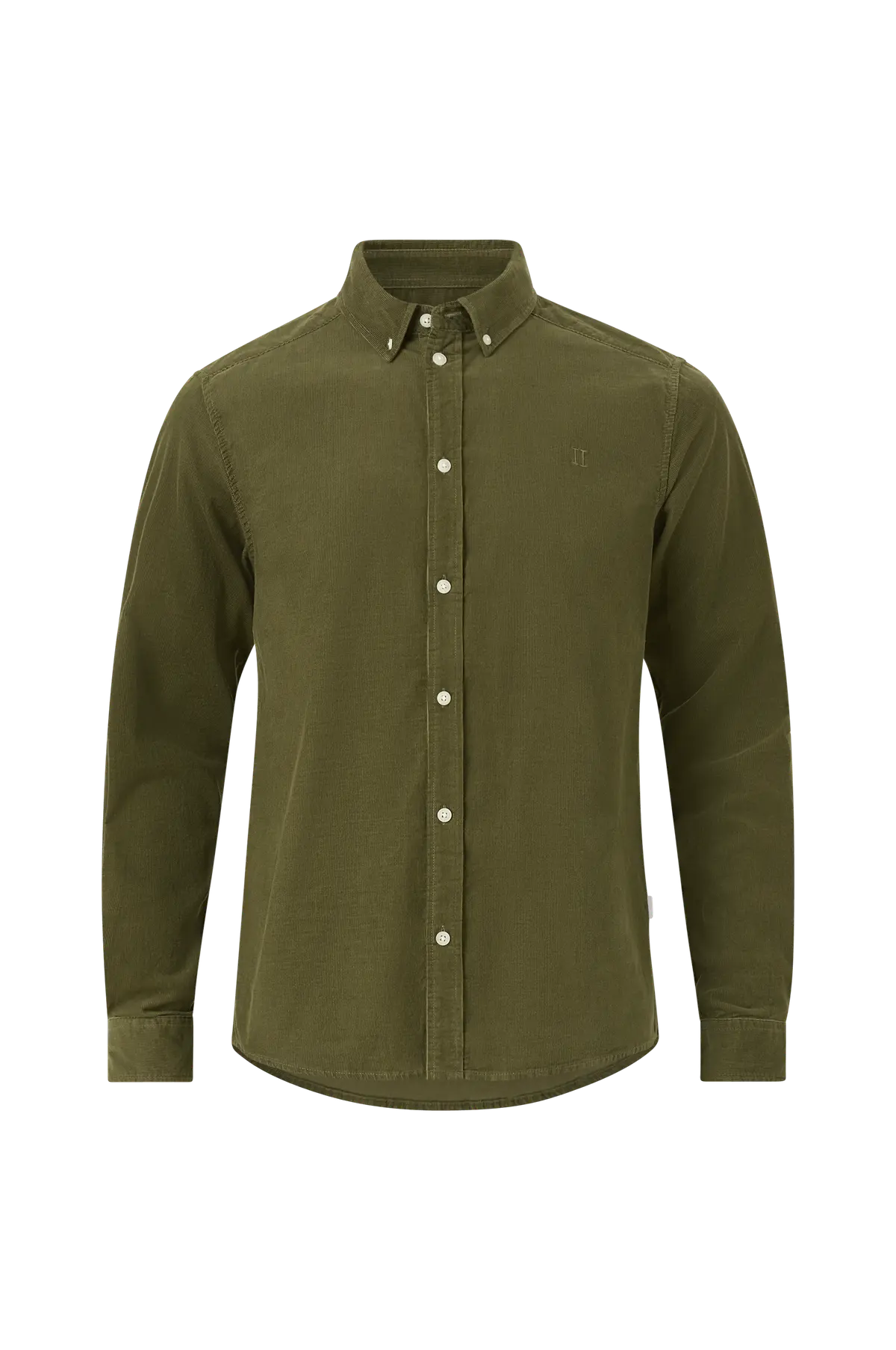 Manchester-skjorte Christoph Corduroy Shirt Oliven night
