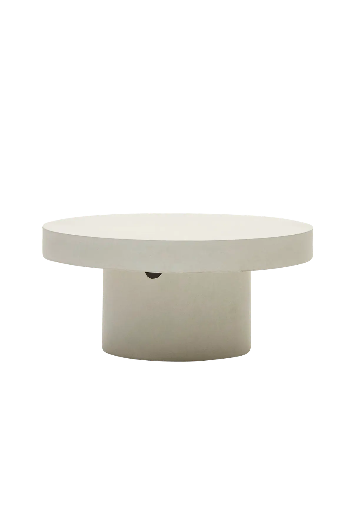 Sofabord Aiguablava, diameter 90 cm Matt hvit hvit