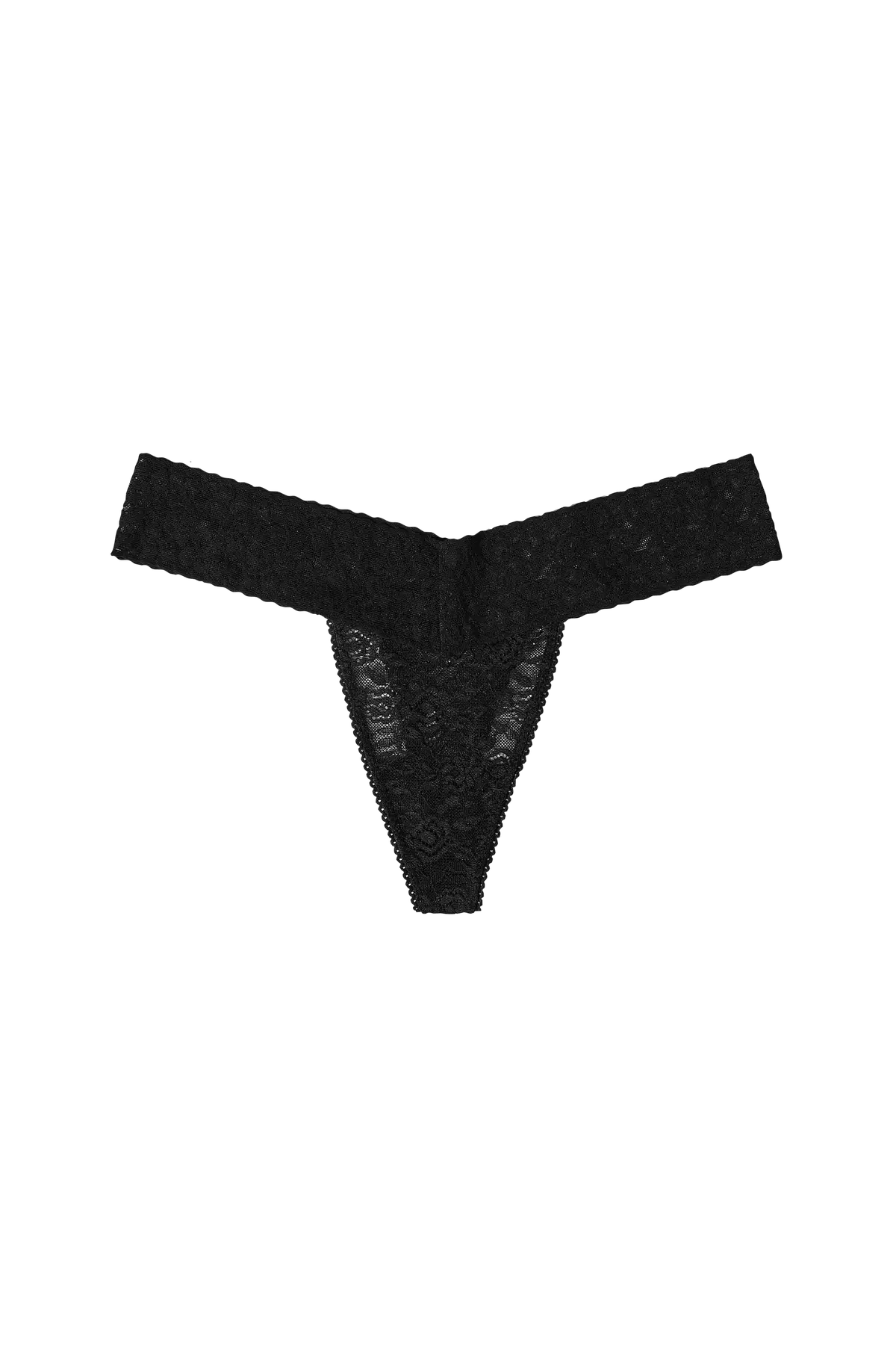 Stringtruser Lace Thong Liquorice therapy
