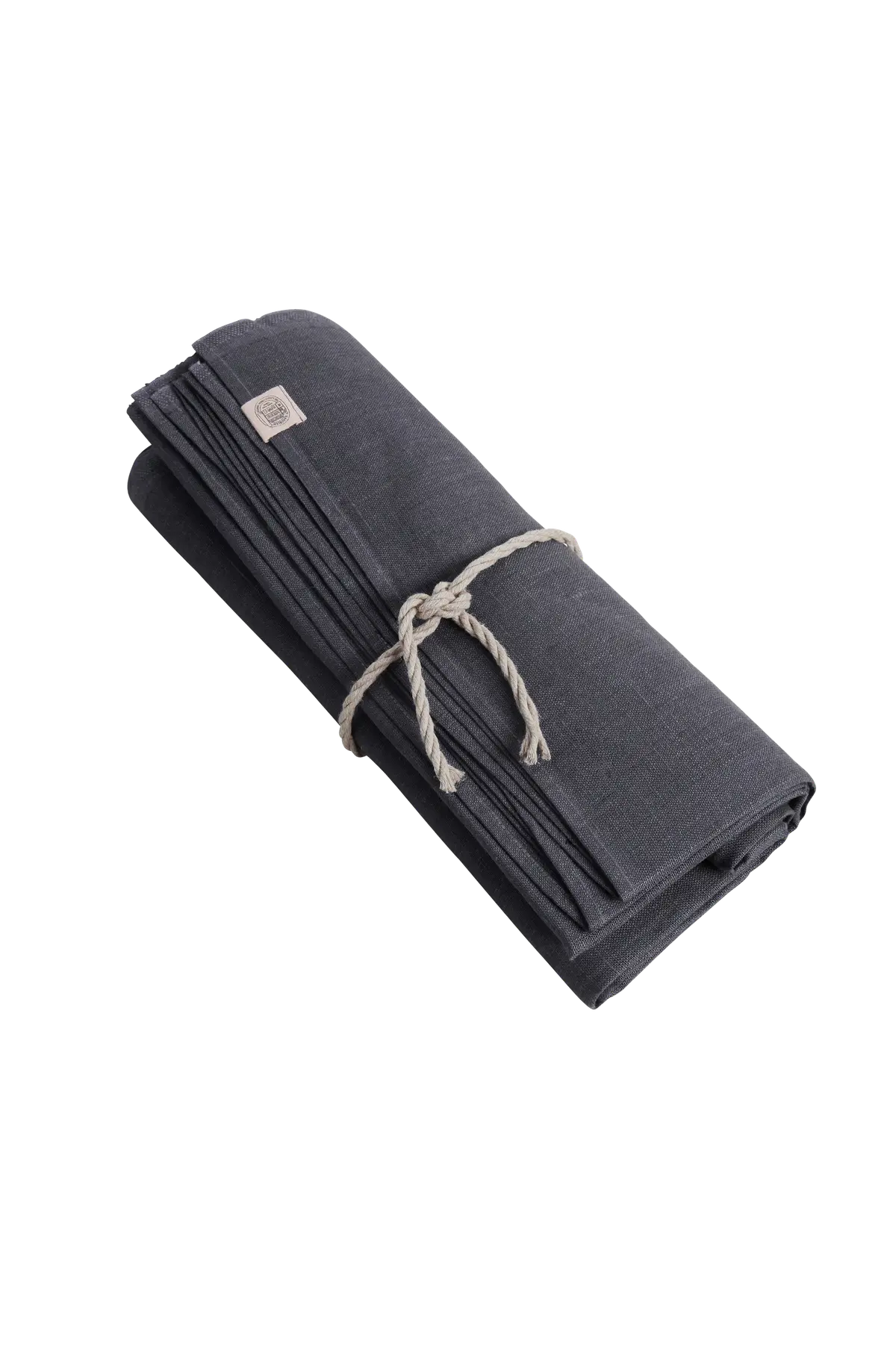 Duk Classic Rund i manglet lin Graphite