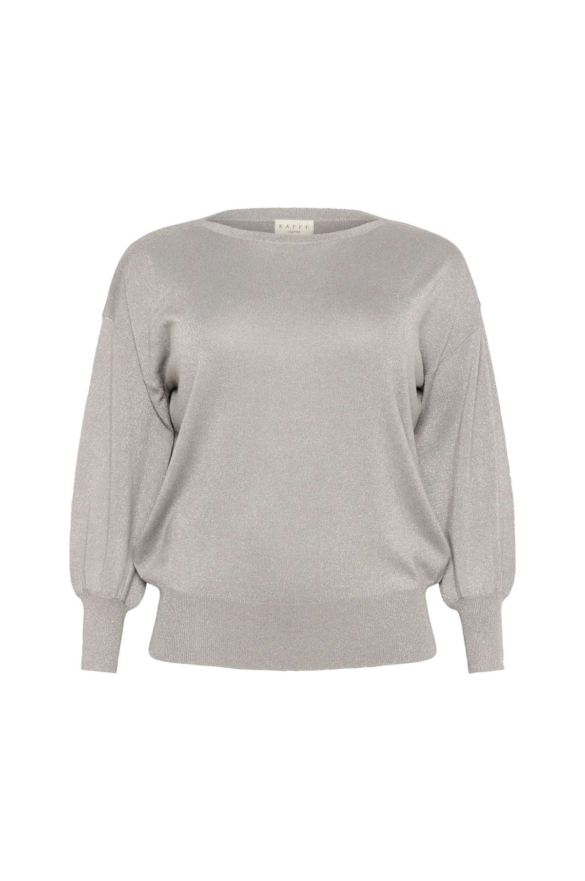 Genser kcRegitta Knit Pullover Grey silver metallic