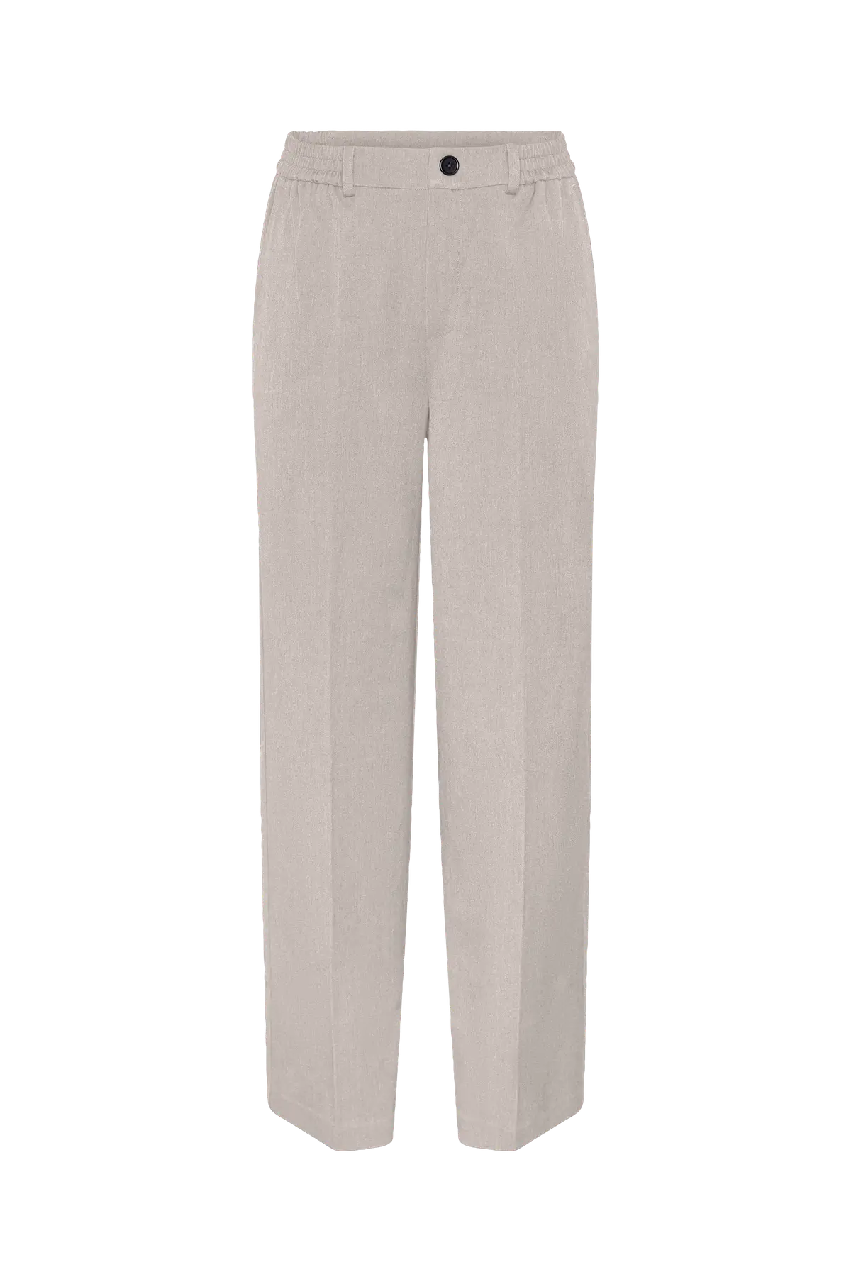 Bukser pcCamil HW Wide Pant Silver gray