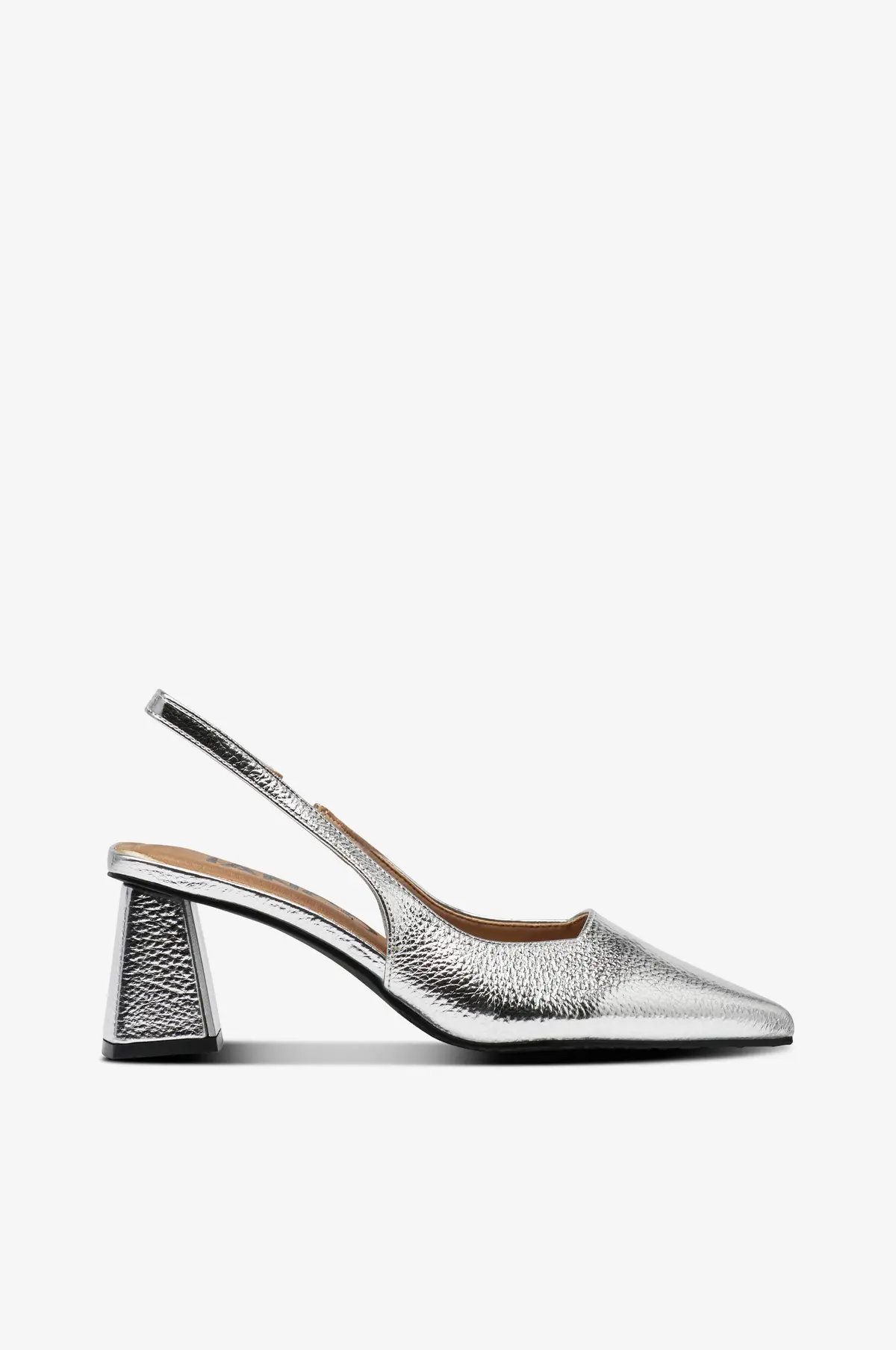 Pumps biaMaralyn Slingback Metallic Sølv