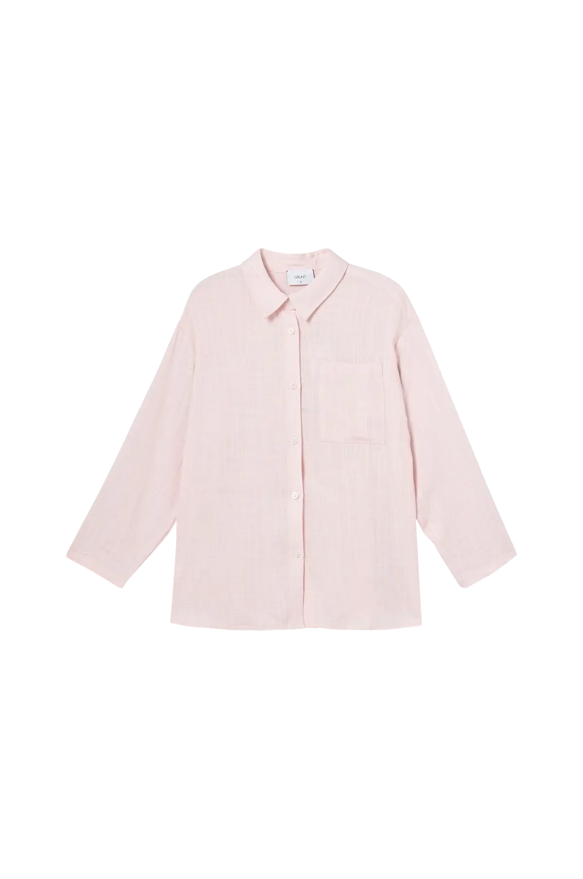 Skjorte Latti LS Linen Shirt Light red