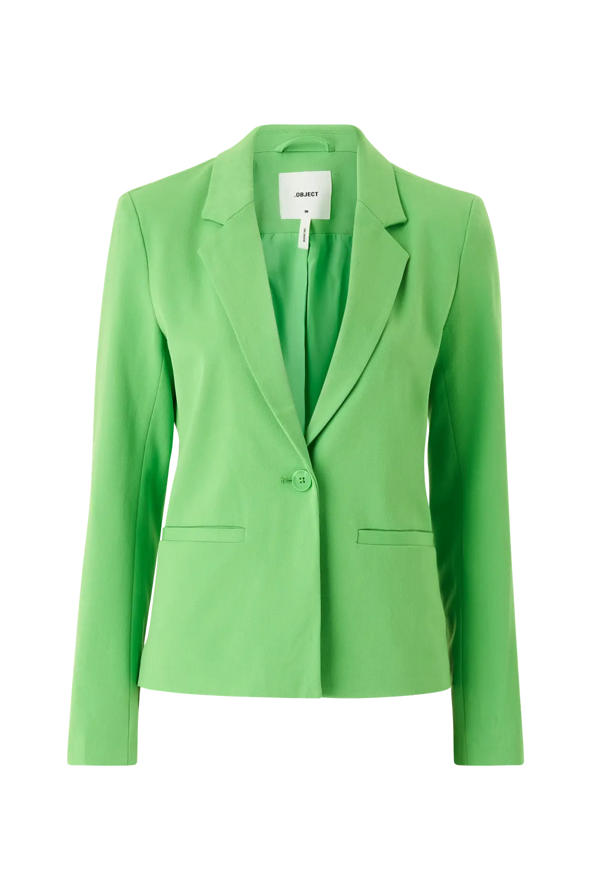 Blazer objLisa L/S Button Blazer Vibrant green