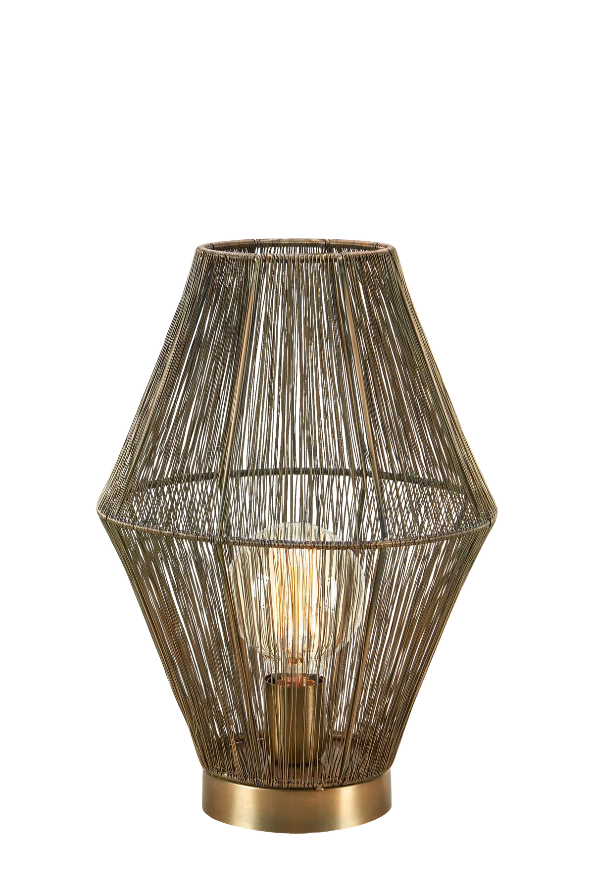 Bordlampe Casa Antikk messing