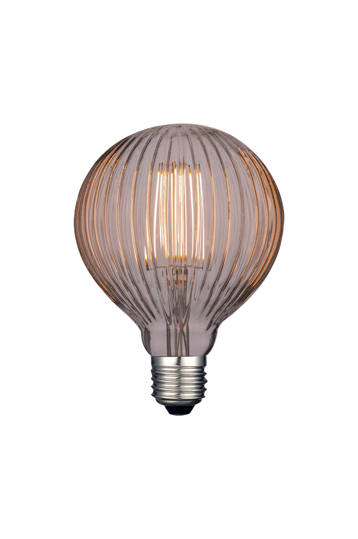 Lyspære Lines E27 4W LED Røkfarget