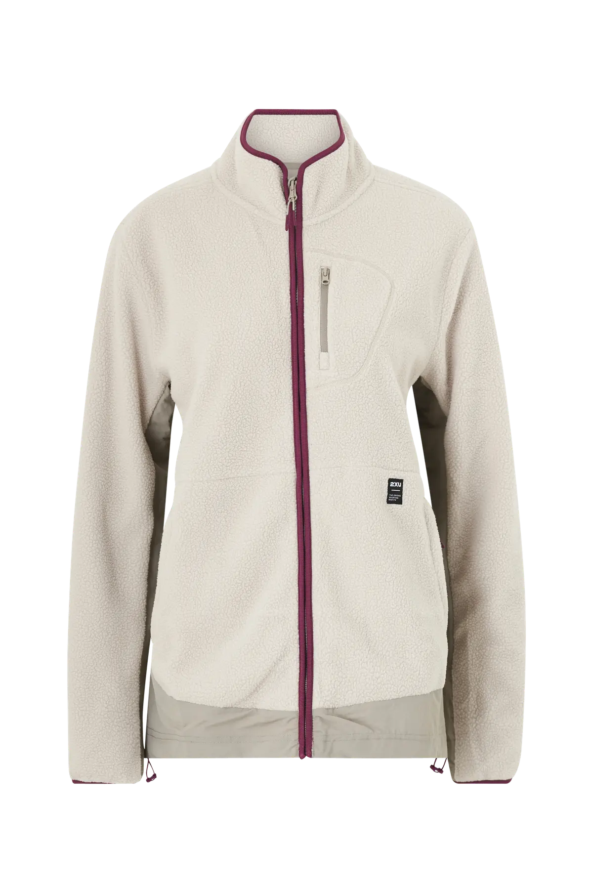 Fleecejakke Polartec Full Zip Jacket Moon/carbon