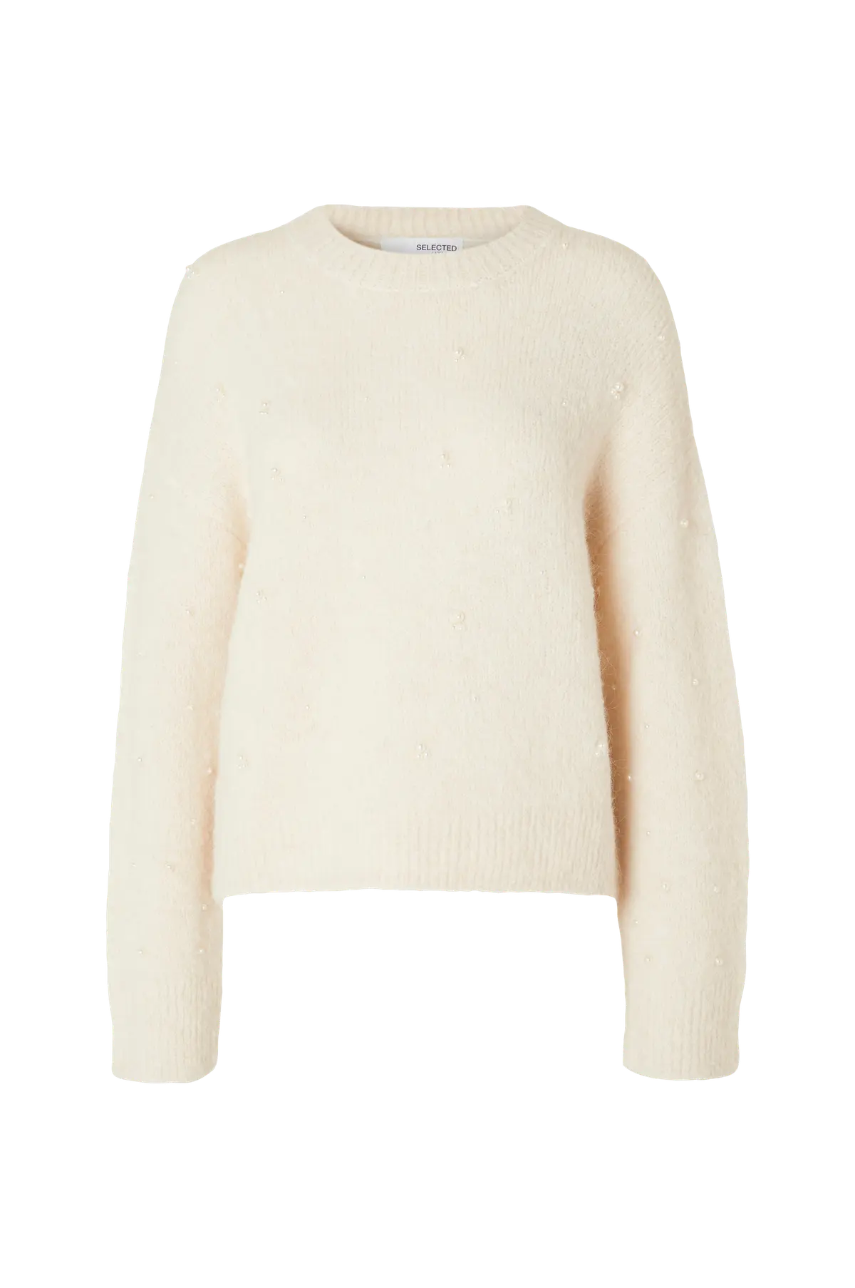 Genser slfGabella LS Pearl Knit Birch
