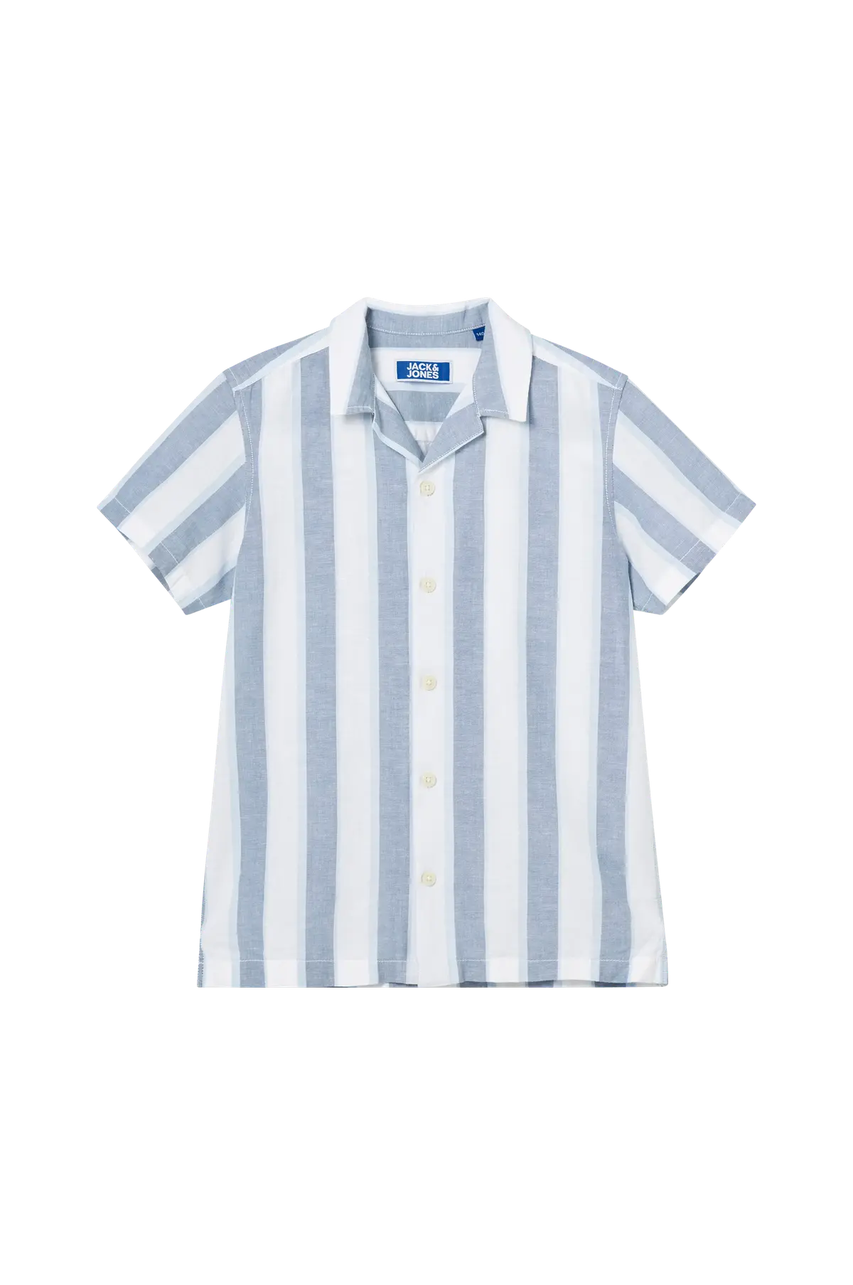 Skjorte jprccSummer Stripe Resort Shirt SS Captains blue