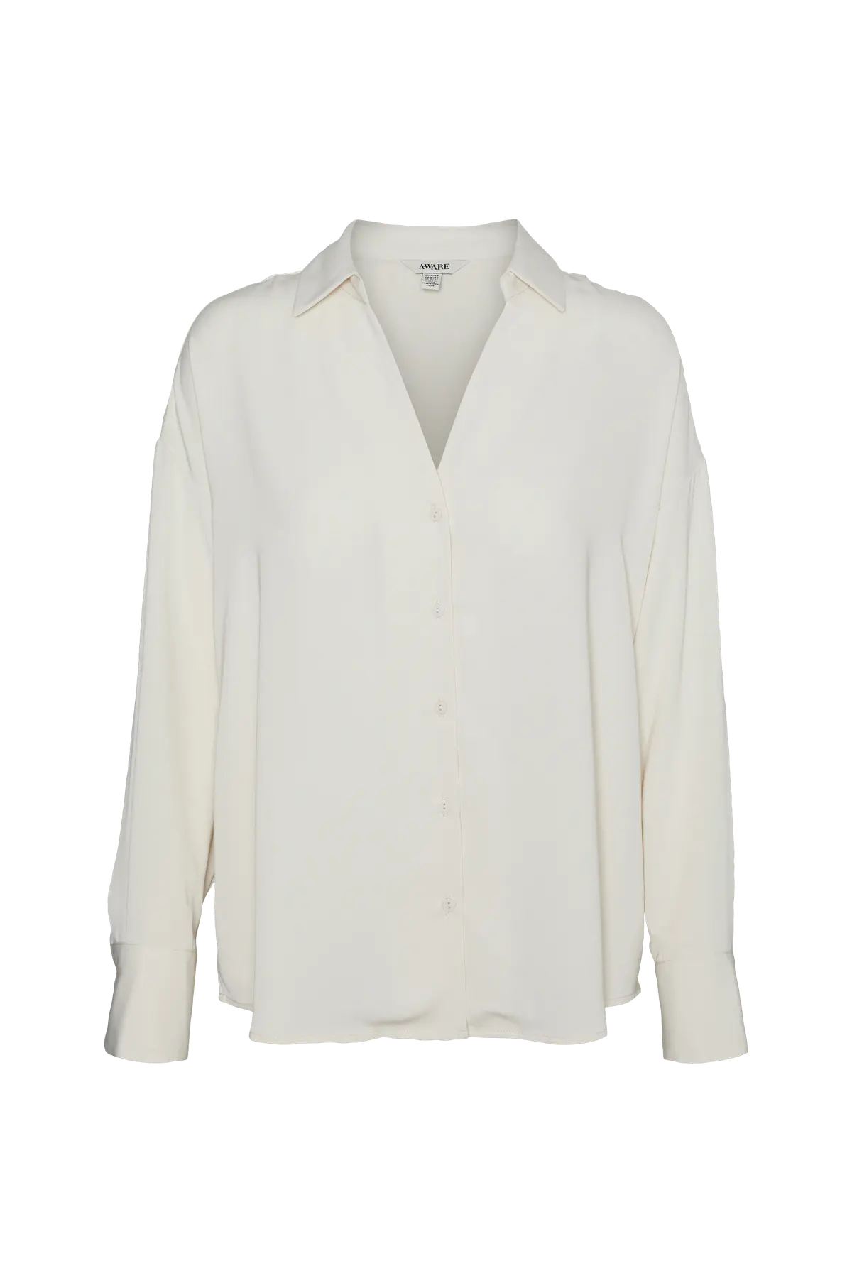 Skjorte vmGiselle LS V-neck Shirt Birch