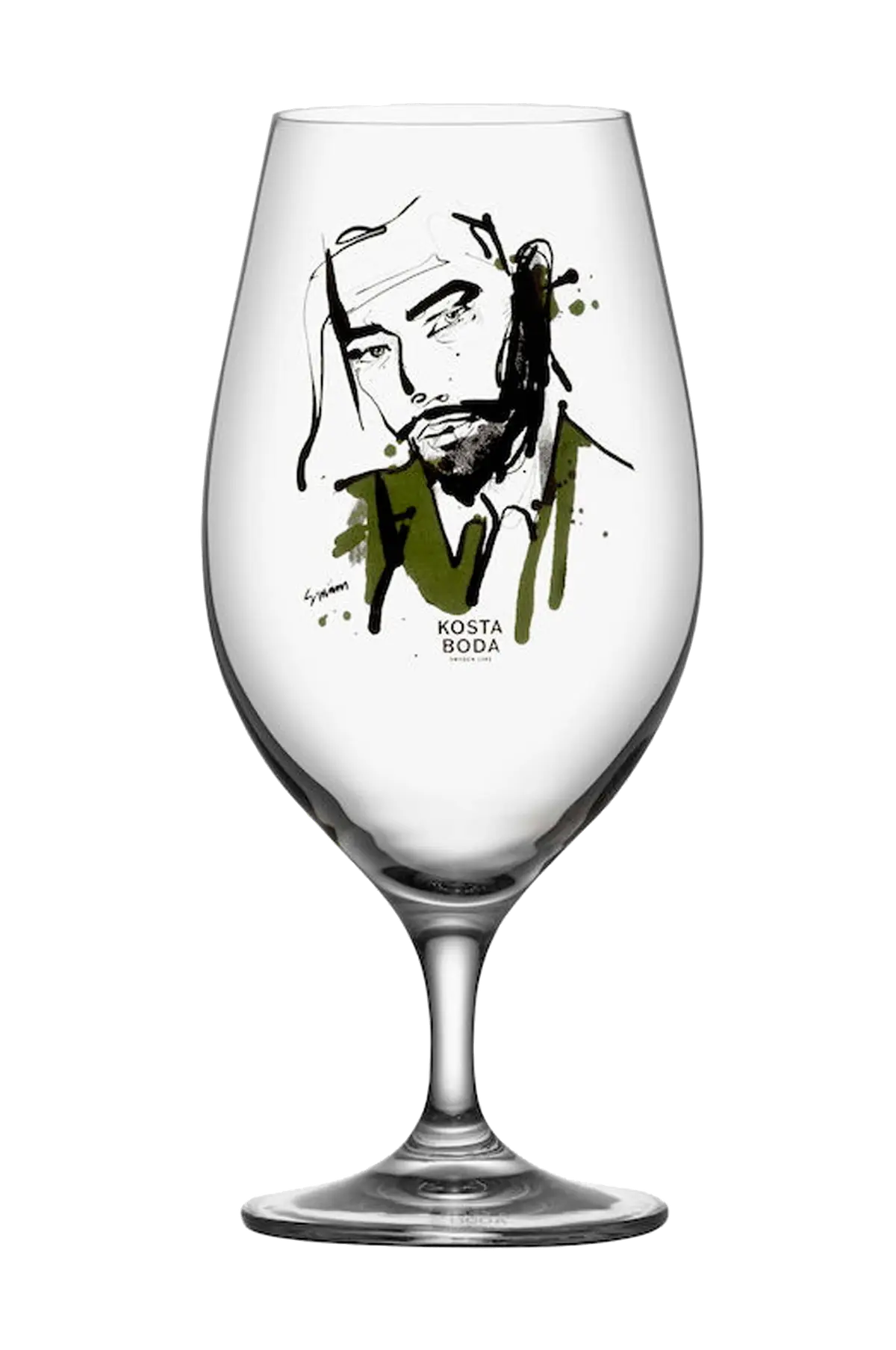 Ølglass All About You Want Him Beer 40 cl, 2-pk Grønn