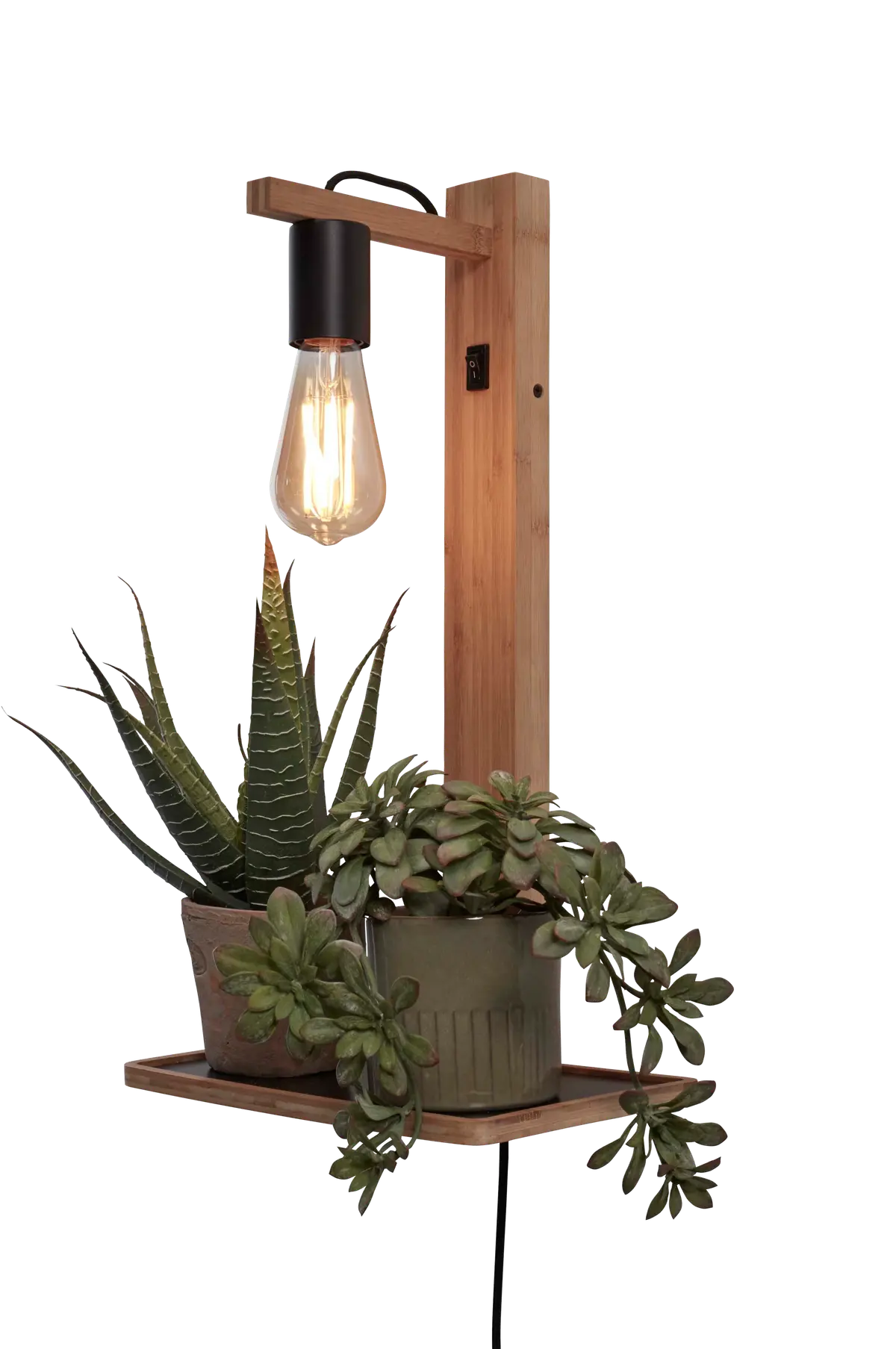 Vegglampe Flores Natural