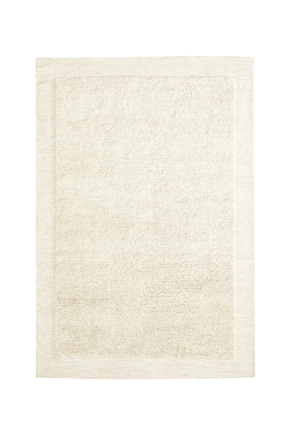 Marely hvitt ullteppe 160 x 230 cm
