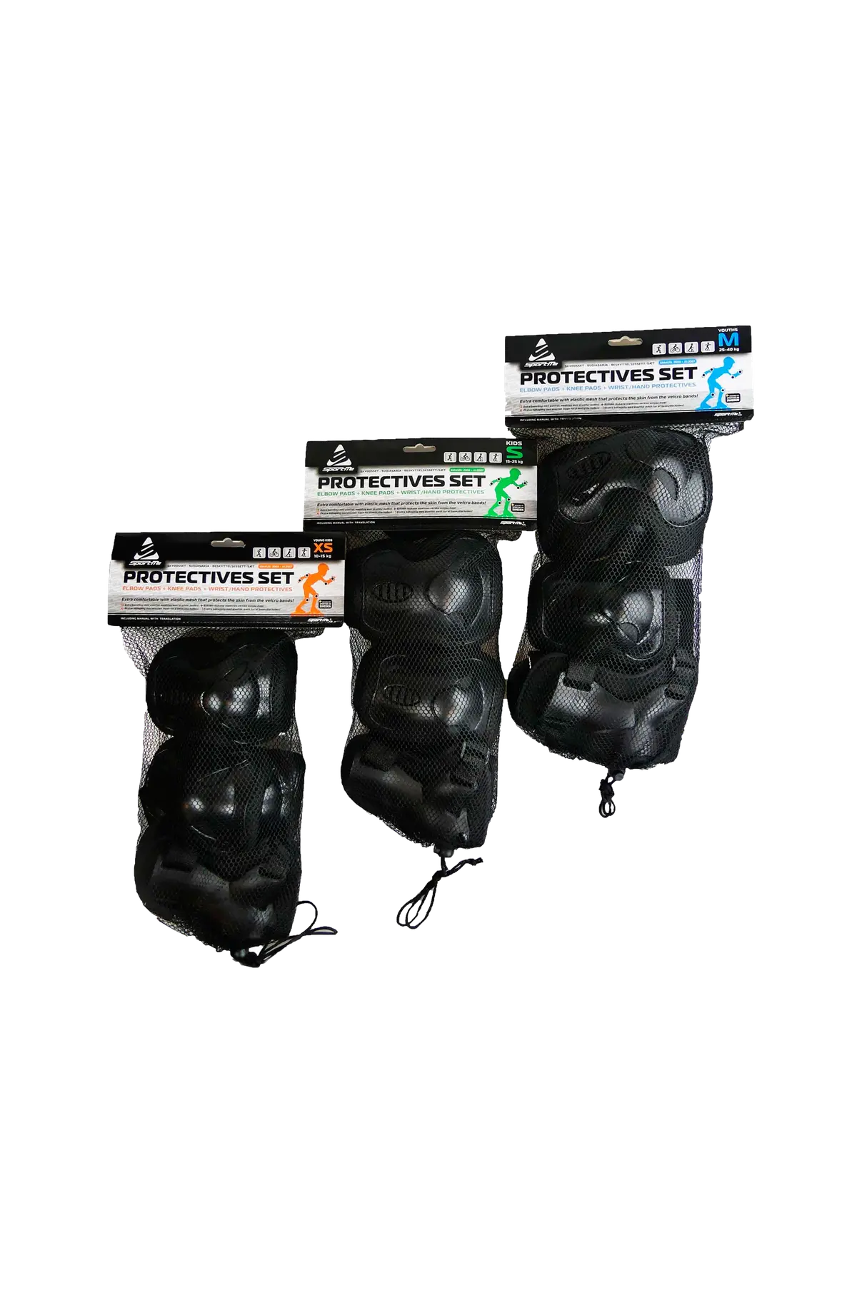 Beskyttelsessett XS, 6 stk beskyttelser