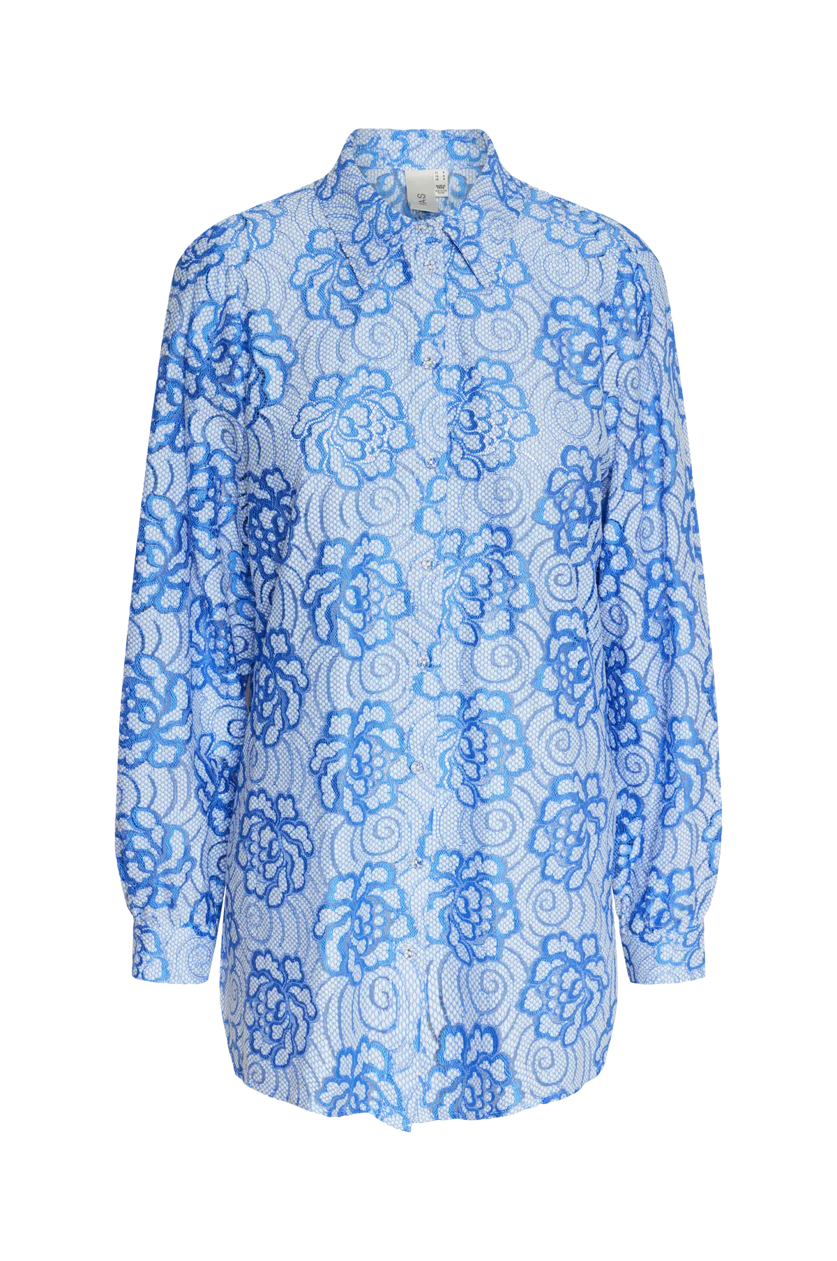 Bluse yaSisa LS Shirt Palace blue